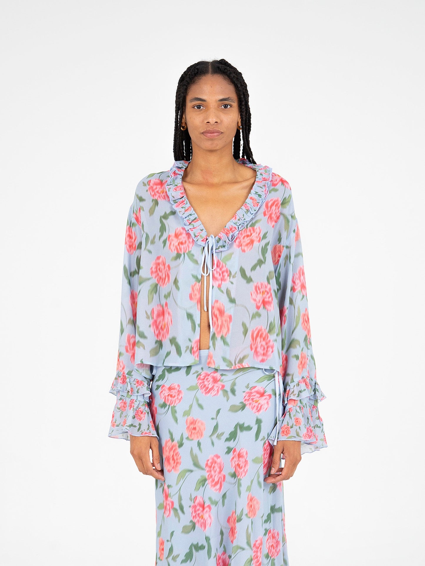 Floralis Floral Print Top