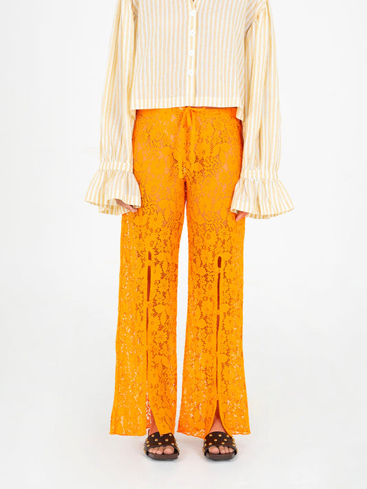 Loki Orange Lace Pants