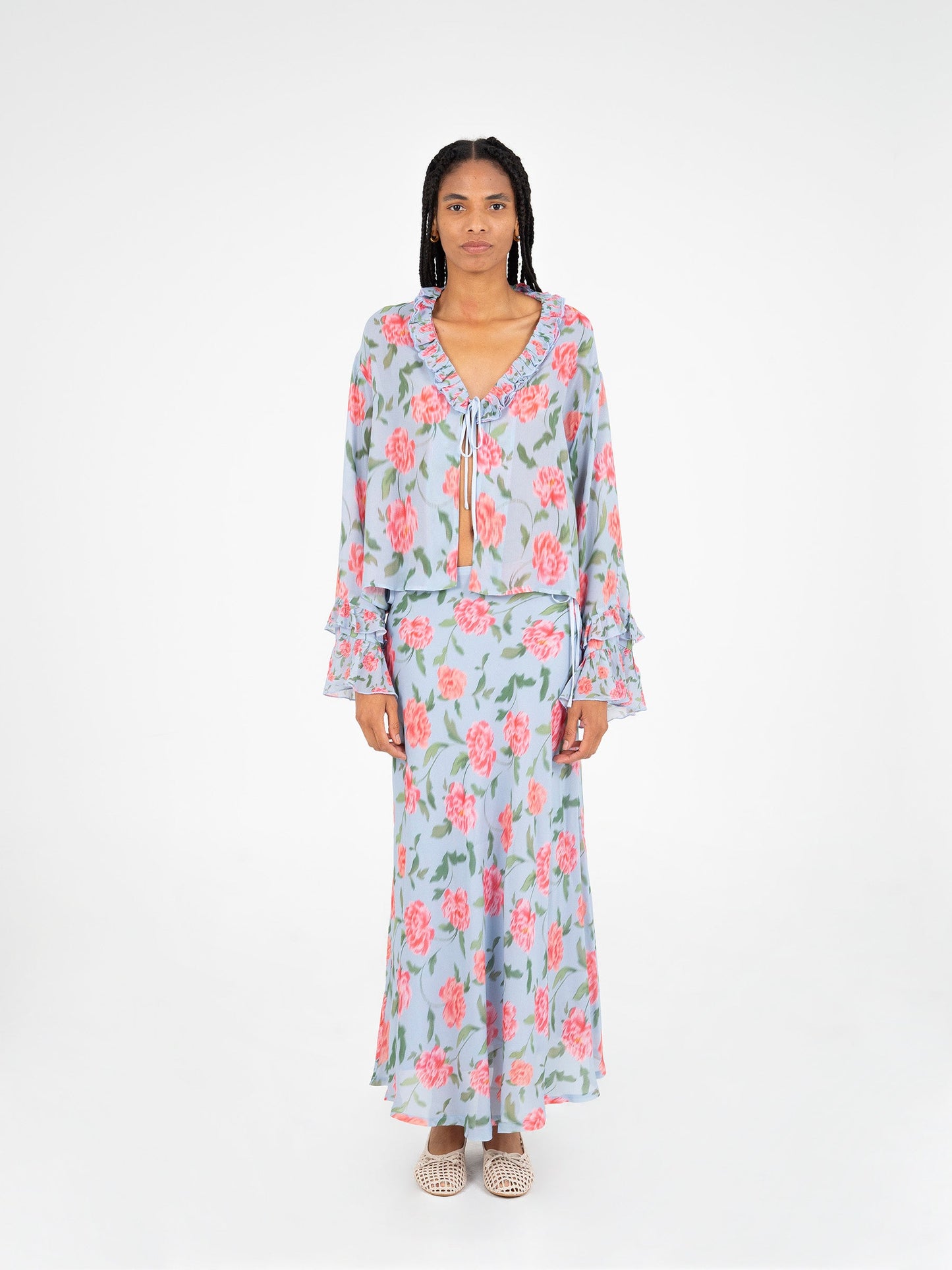 Floralis Floral Print Top