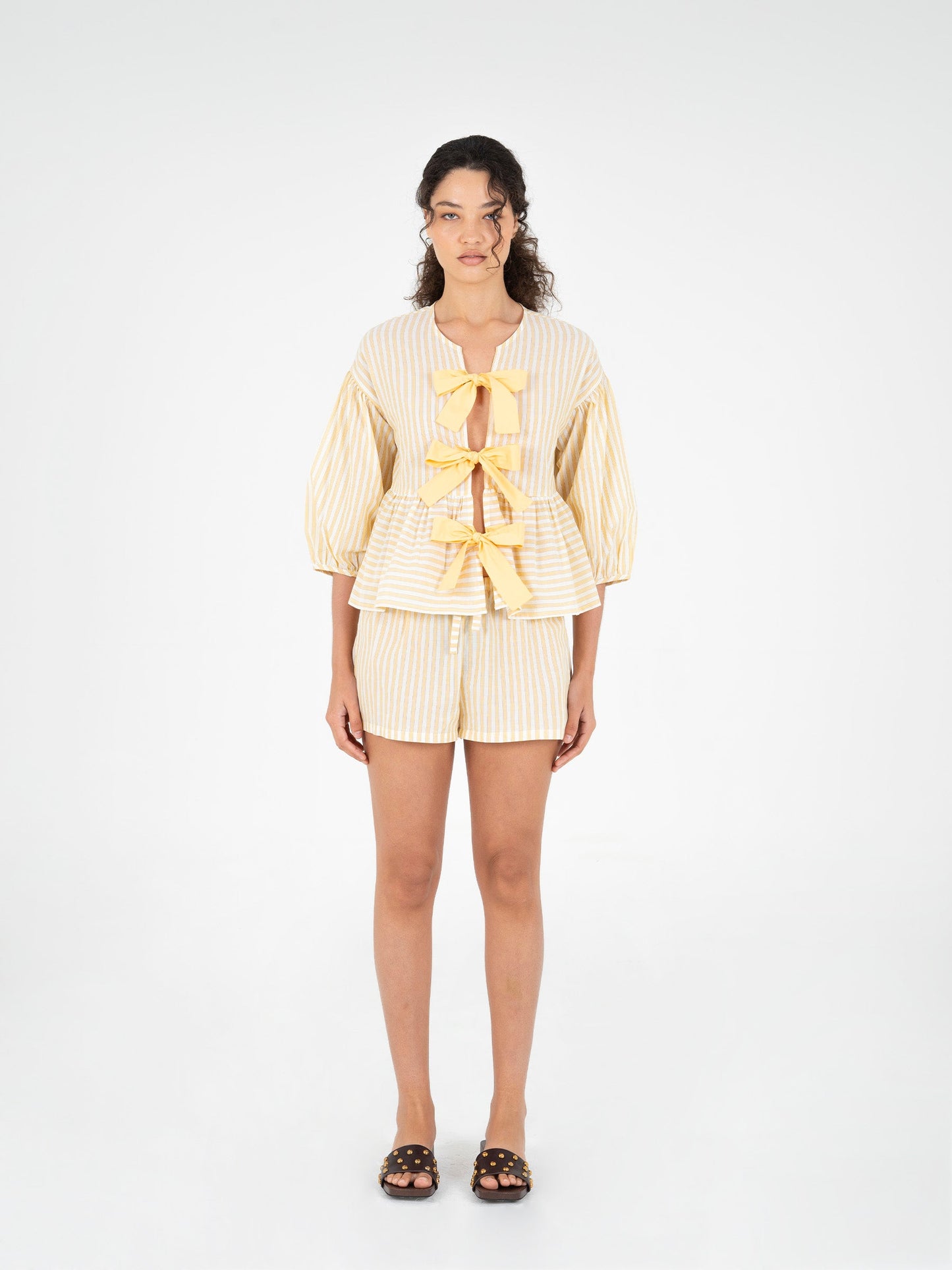 Yellow Striped Spirit Top