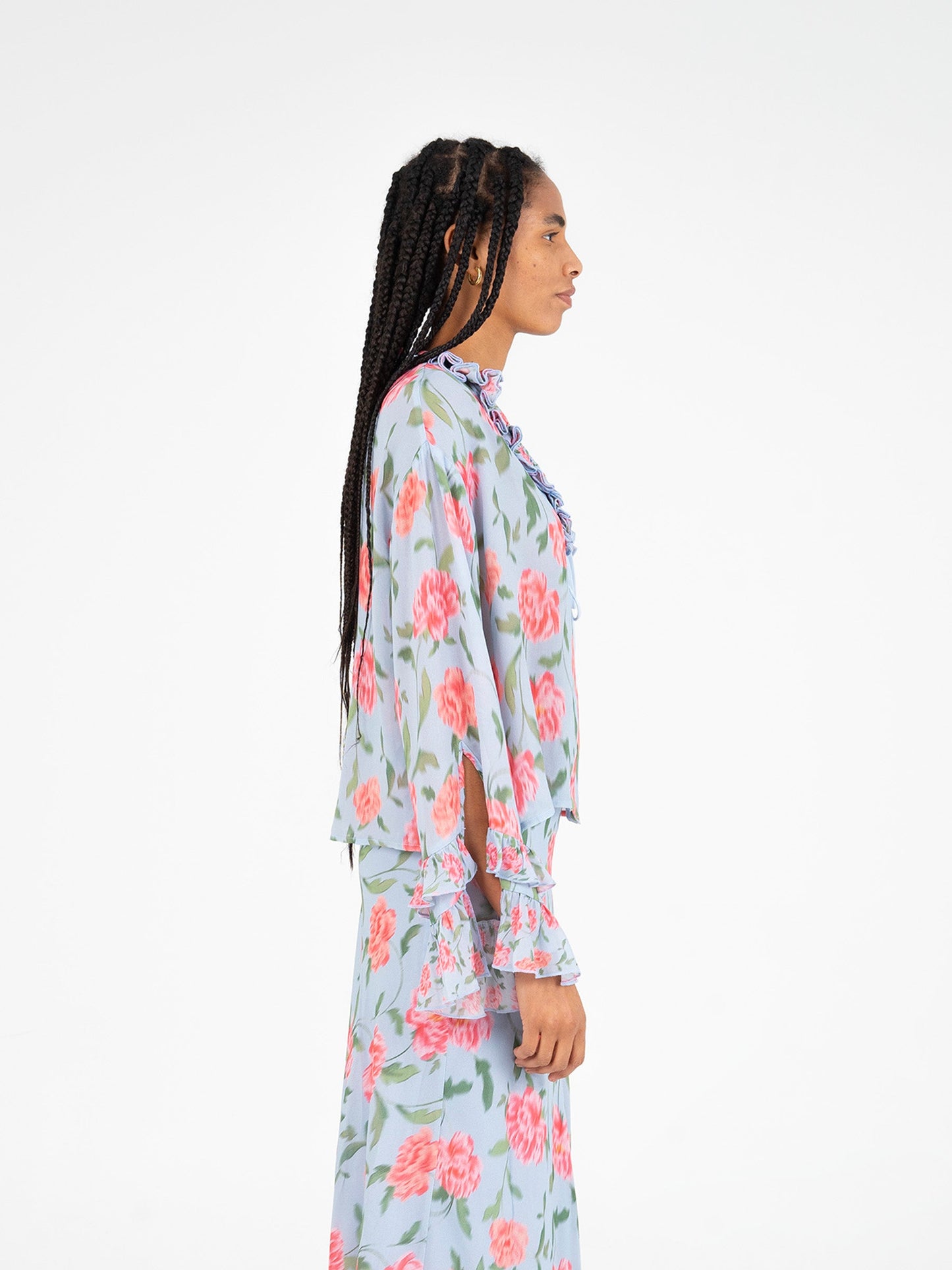 Floralis Floral Print Top