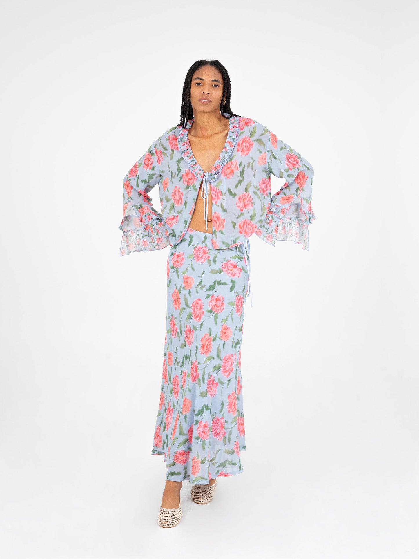 Floralis Floral Print Top