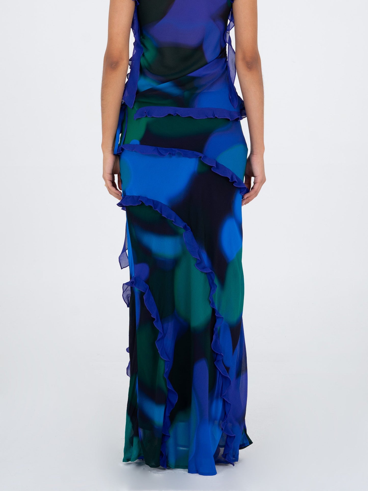 Navy fantasy skirt