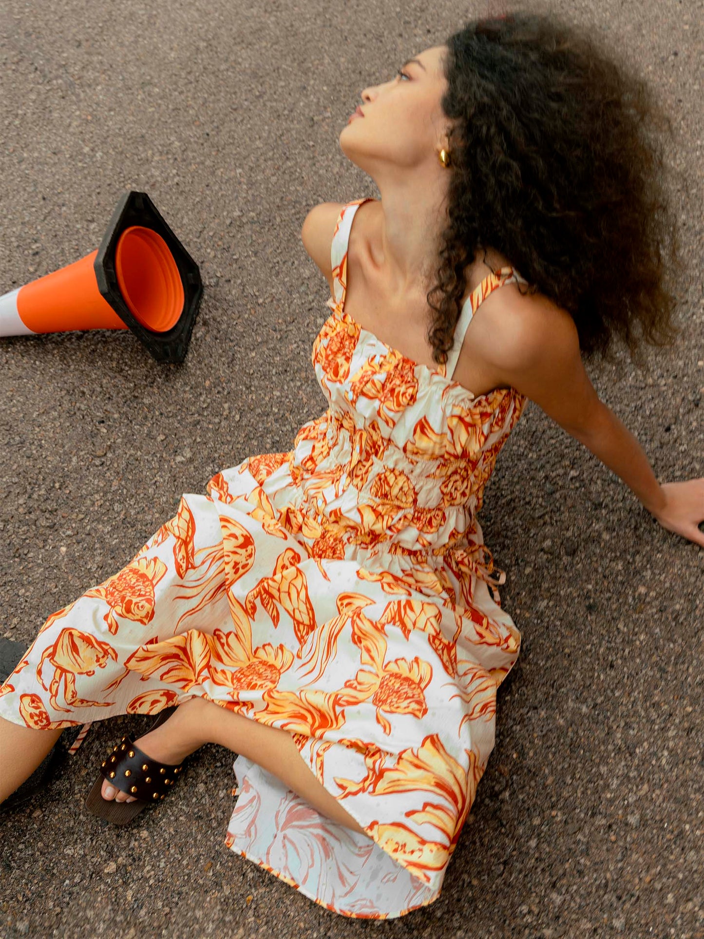 Wilde Ocean-Inspired Print Dress