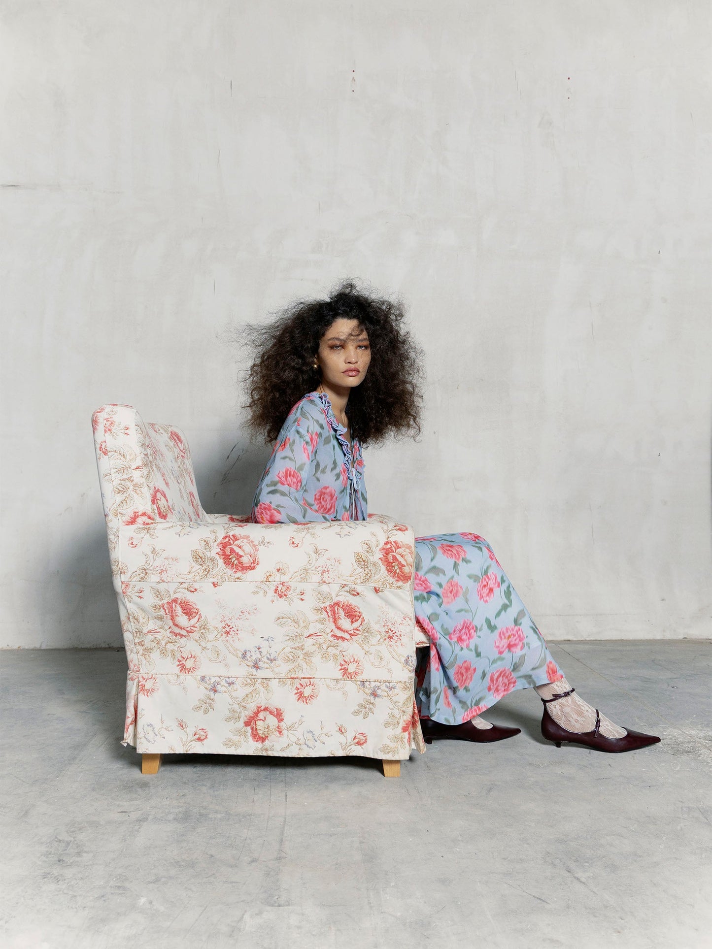 Floralis Floral Print Top