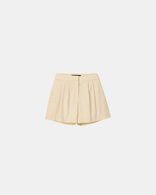 Toba Shorts in Eggnog Yellow