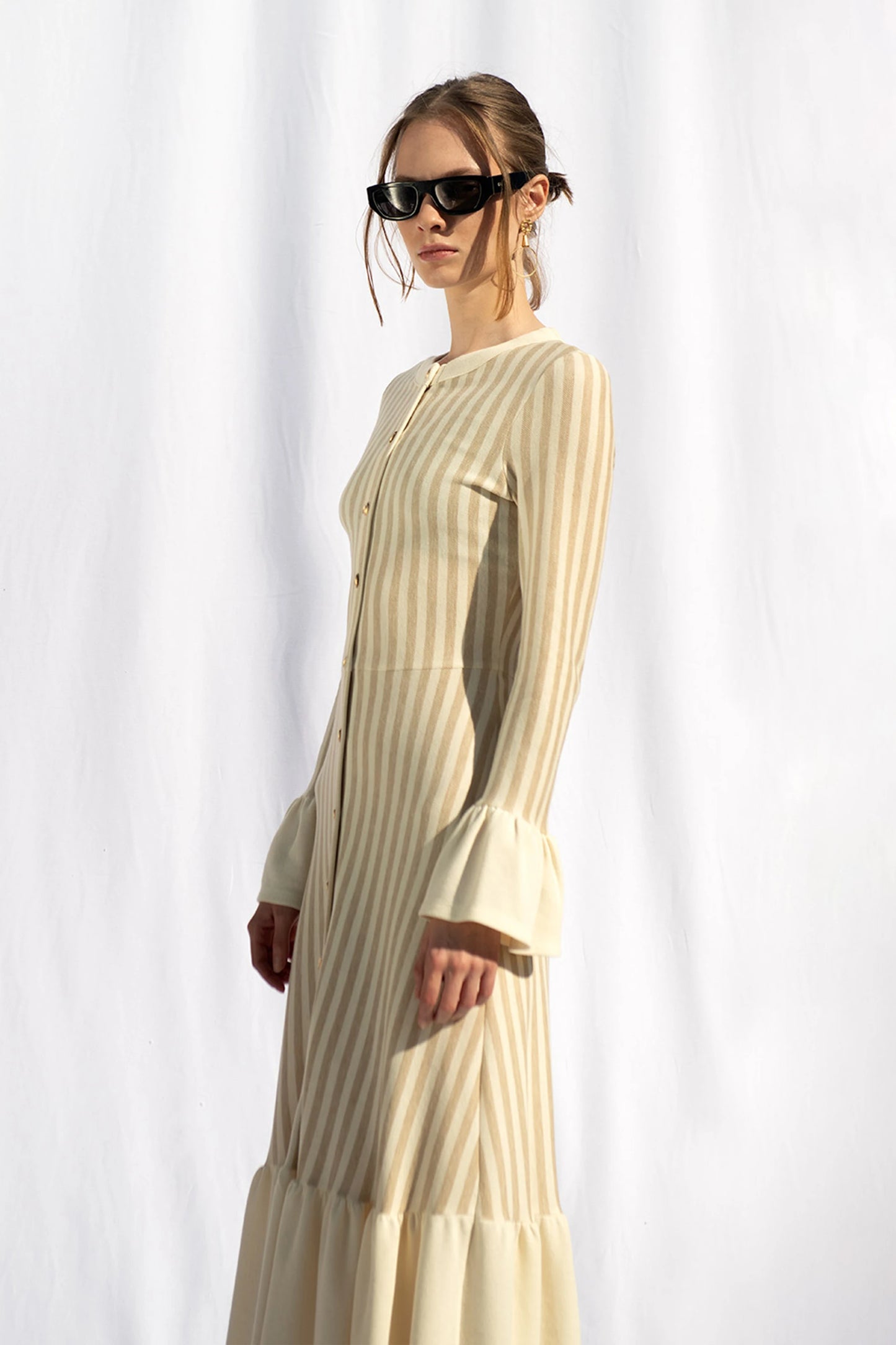 Amy Ruffle Maxi Dress