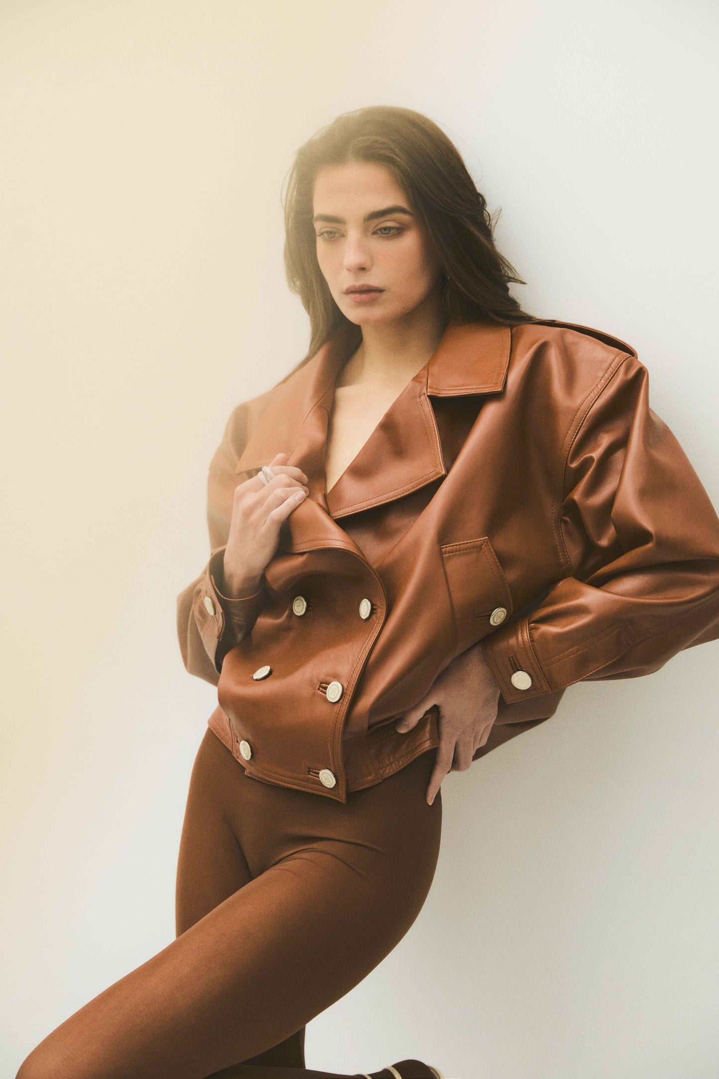 Caramel Leather Jacket