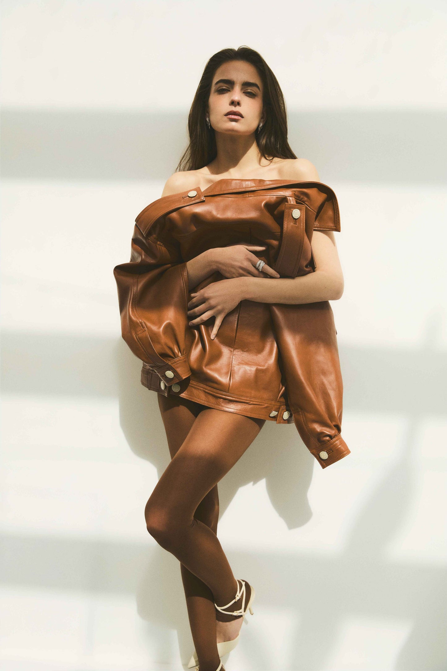 Caramel Leather Jacket