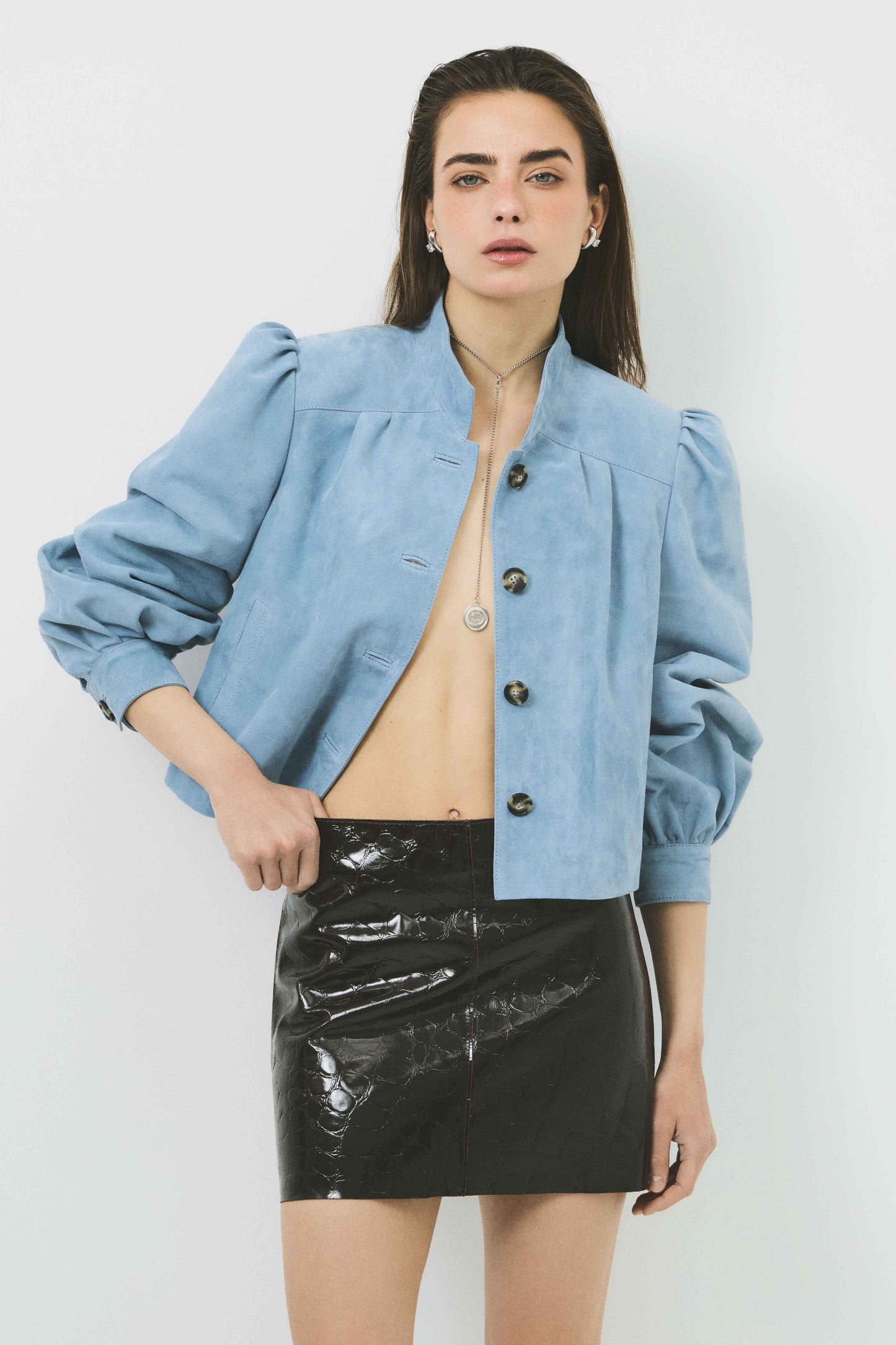 Blue Suede Jacket