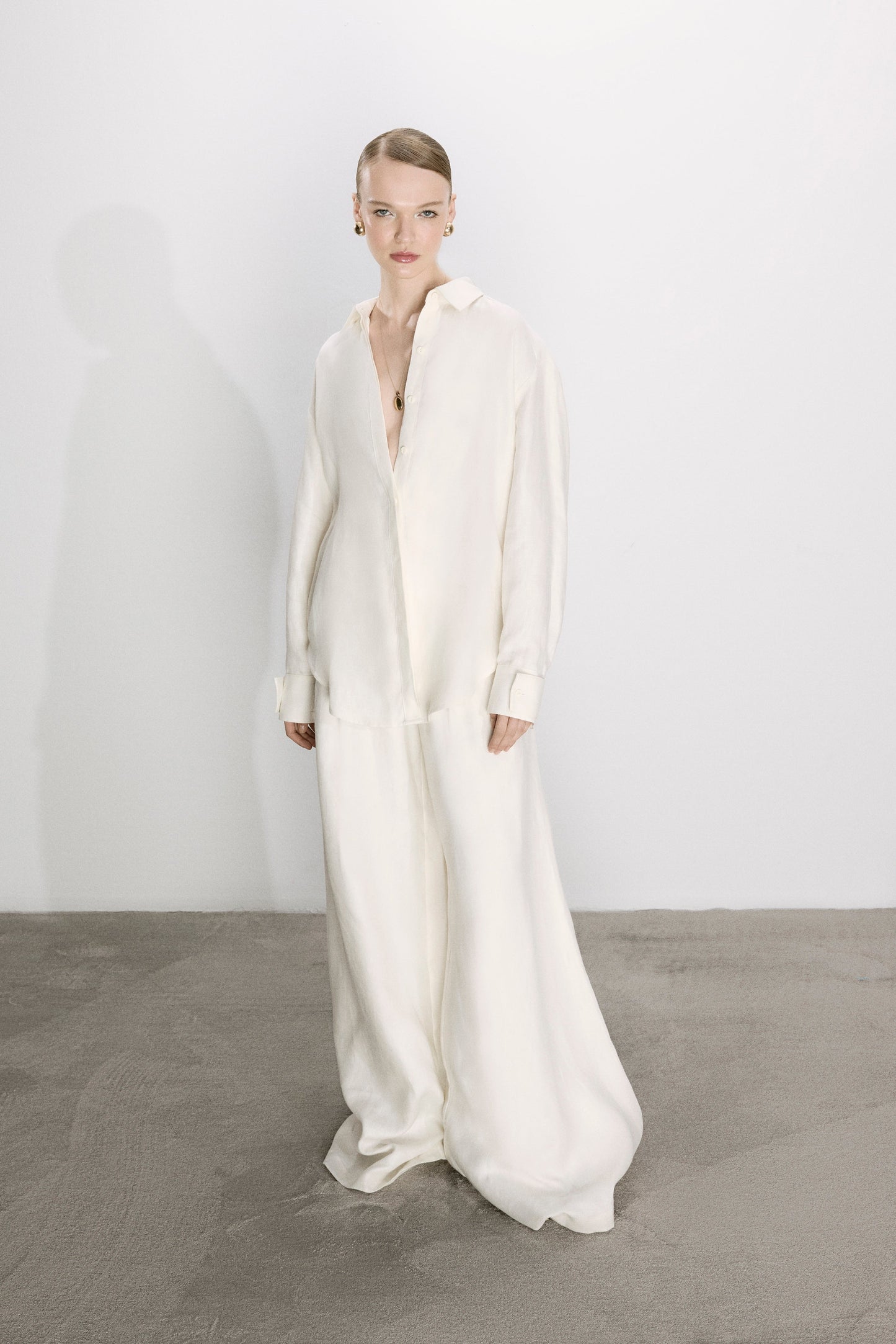 Ravenna Linen Shirt in White