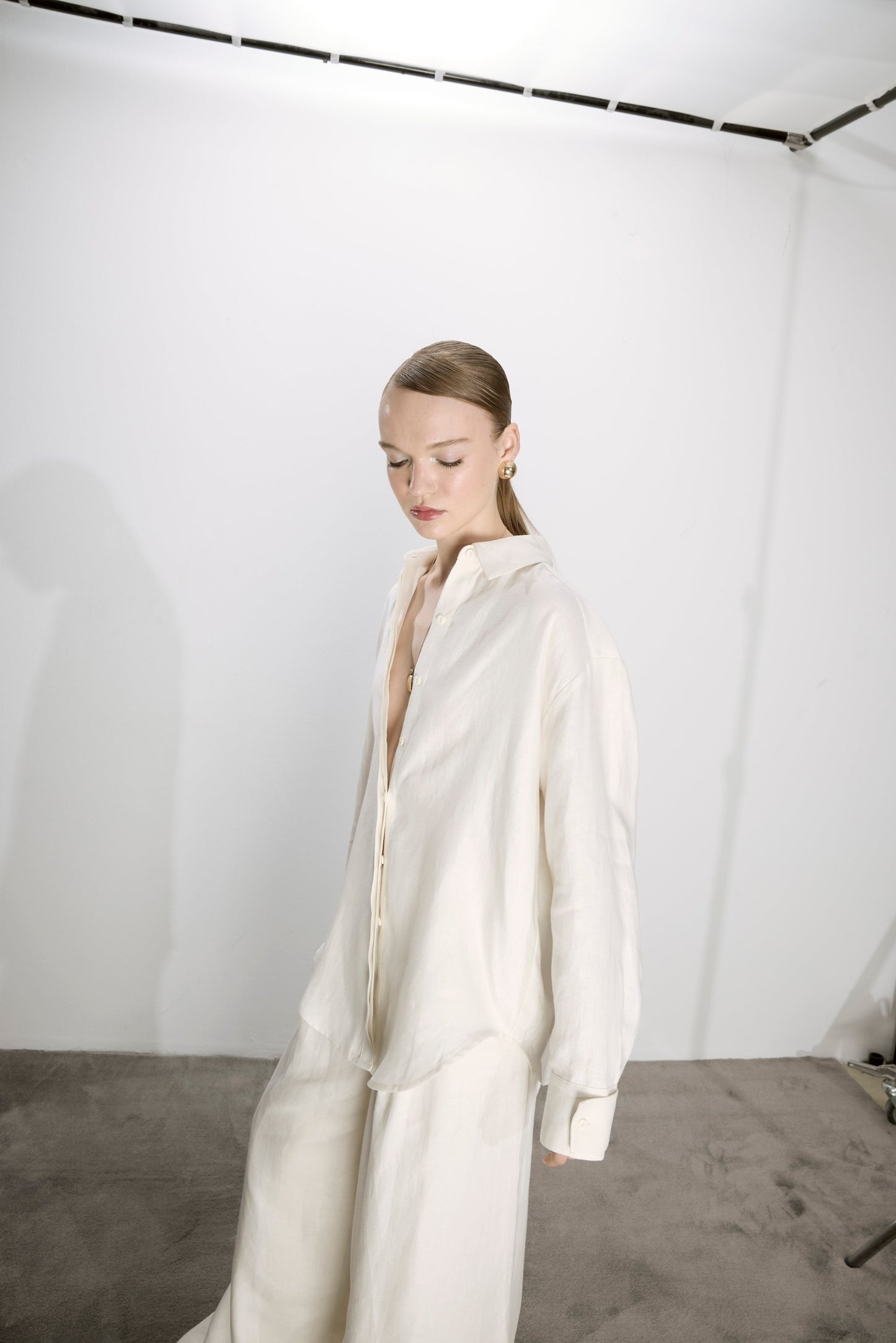 Ravenna Linen Shirt in White