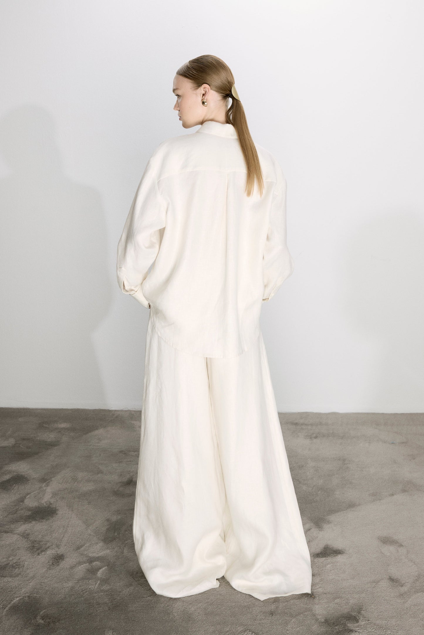Ravenna Linen Shirt in White