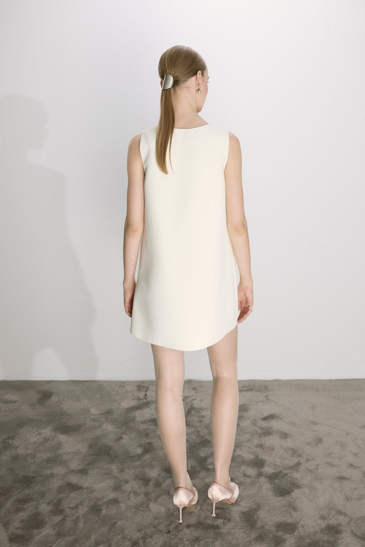 Odessa Mini Dress in Vanilla Ice
