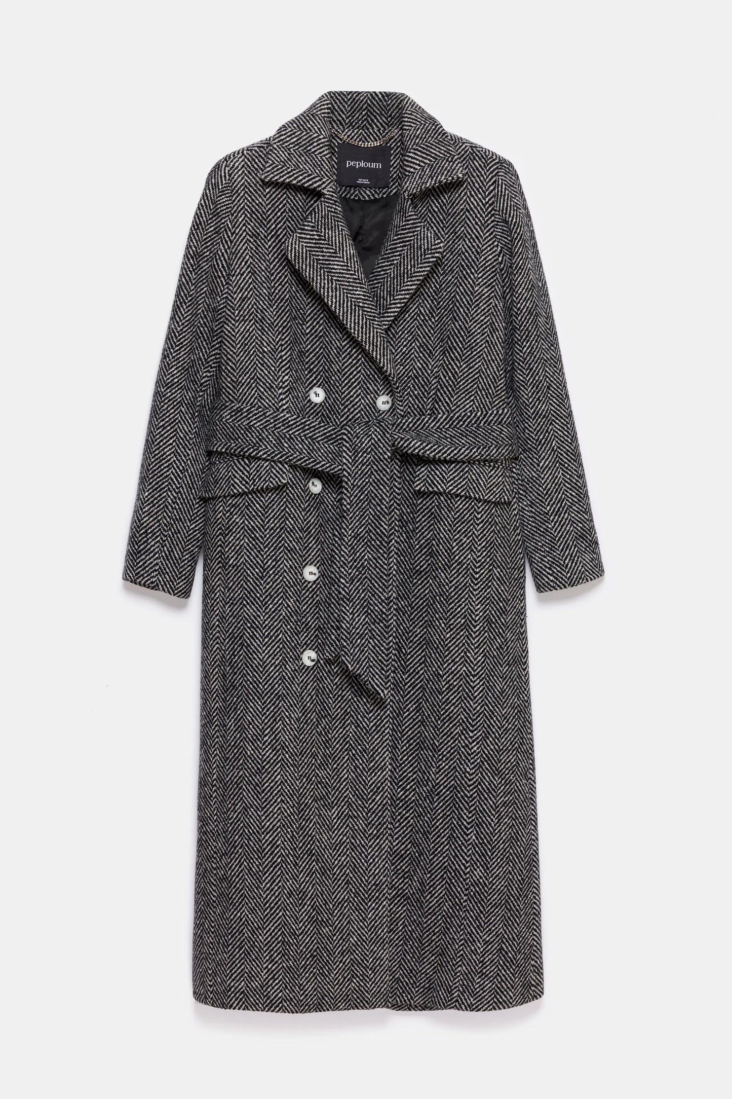 Adele Herringbone Coat
