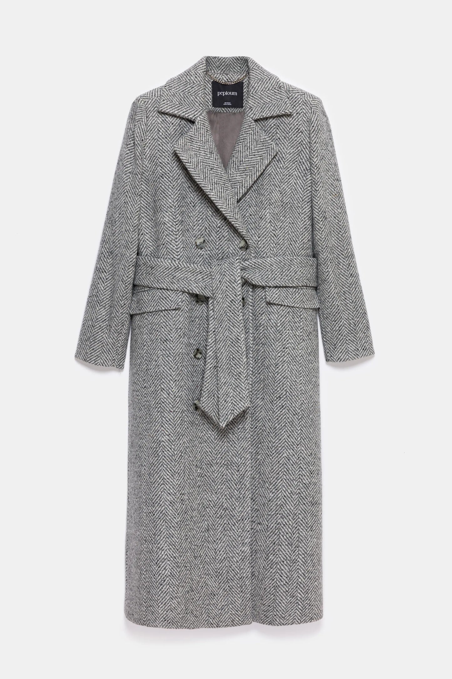 Adele Herringbone Coat