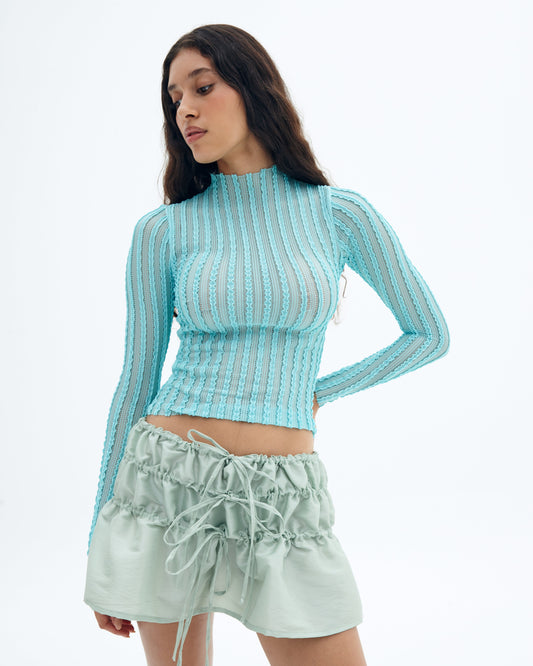 Shang Pointelle Top