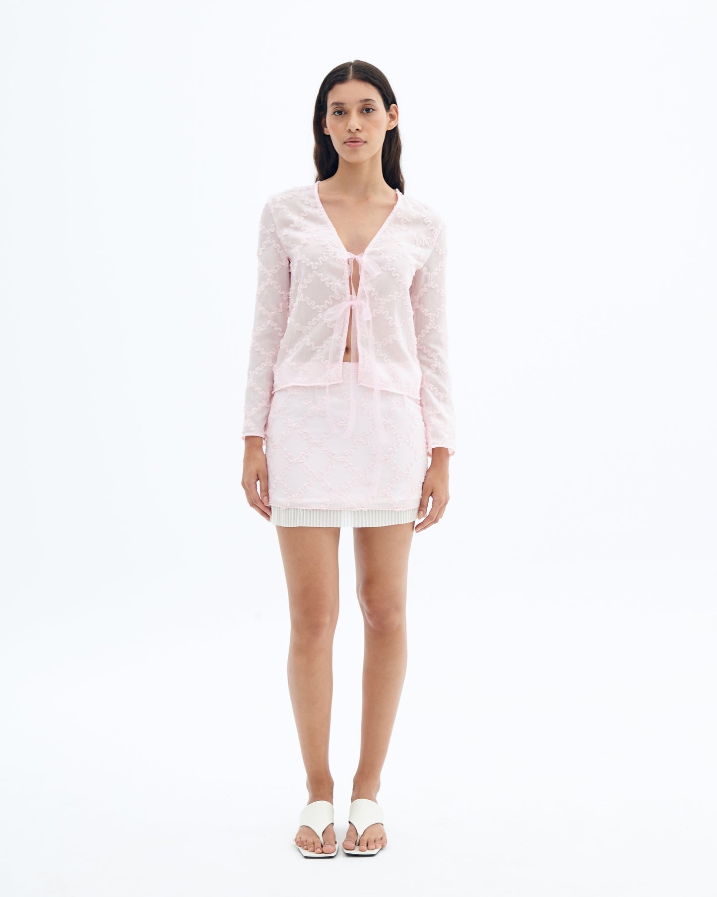 Yuan blouse tied with bows