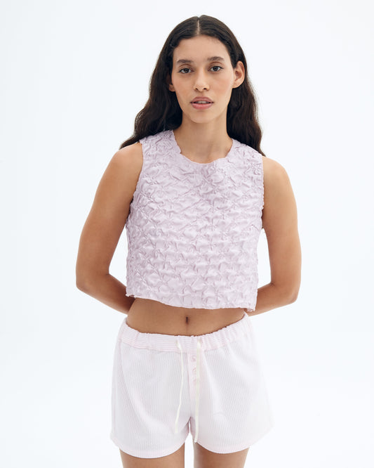 Tang silk top