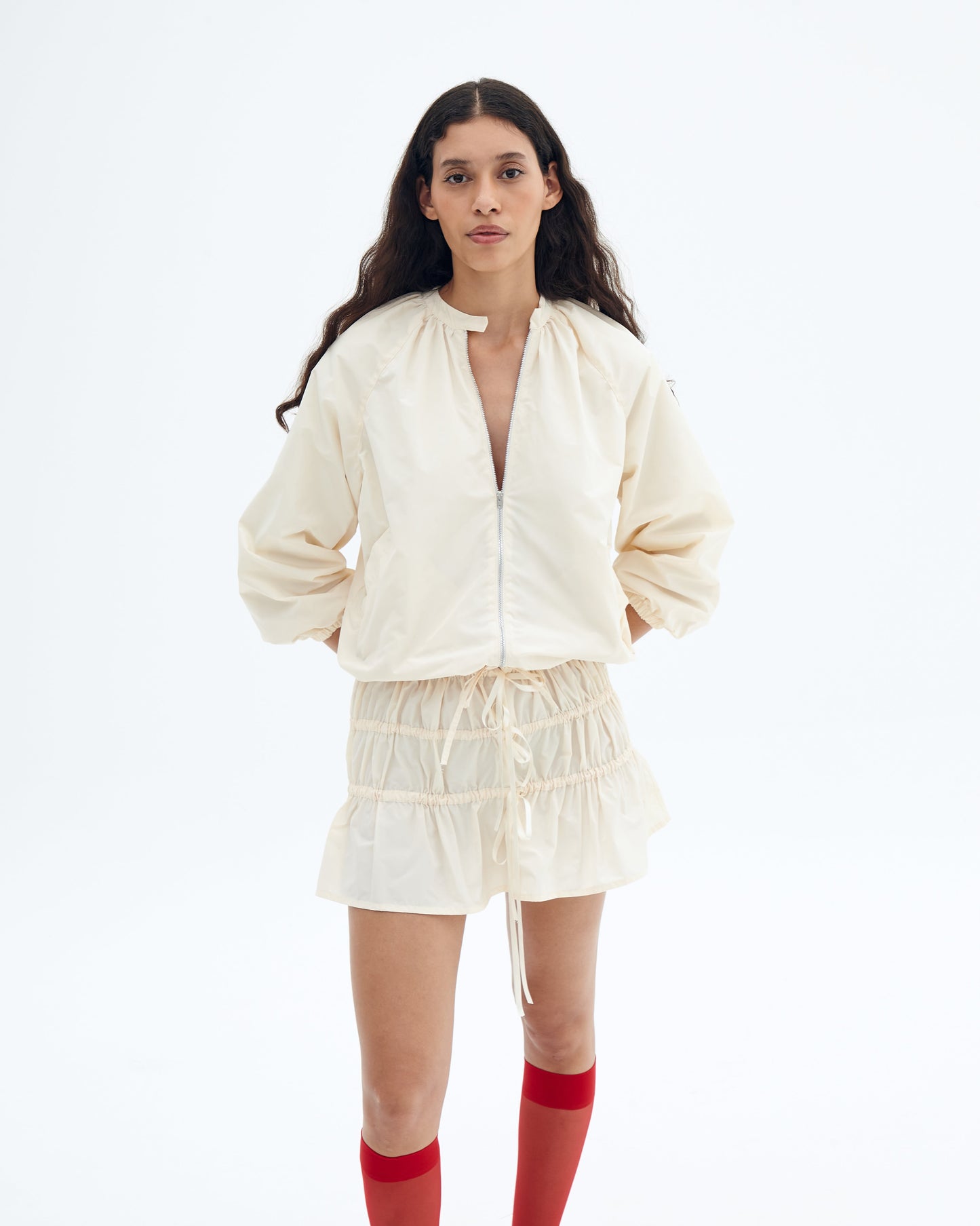 Liqing ruched skirt