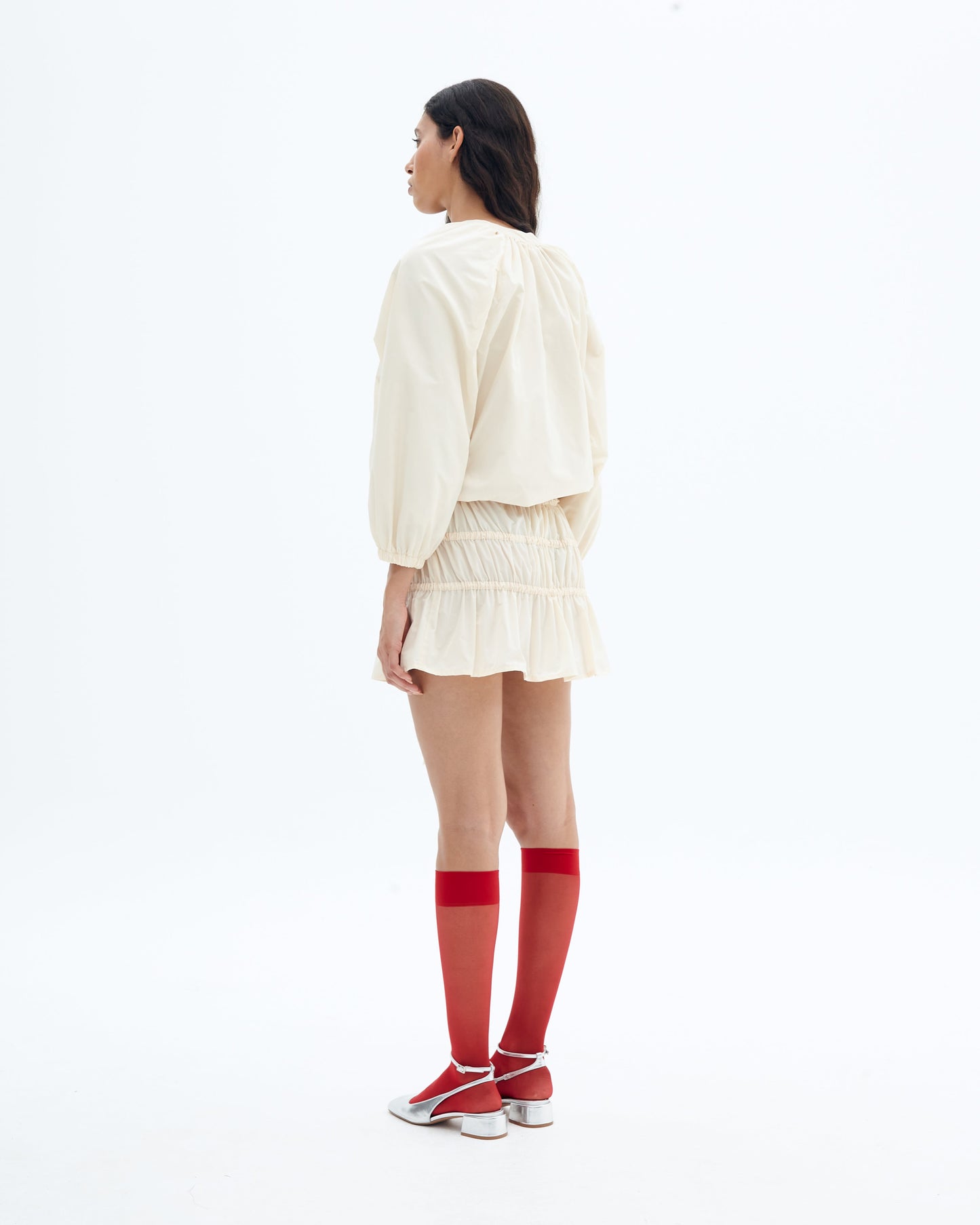 Liqing ruched skirt