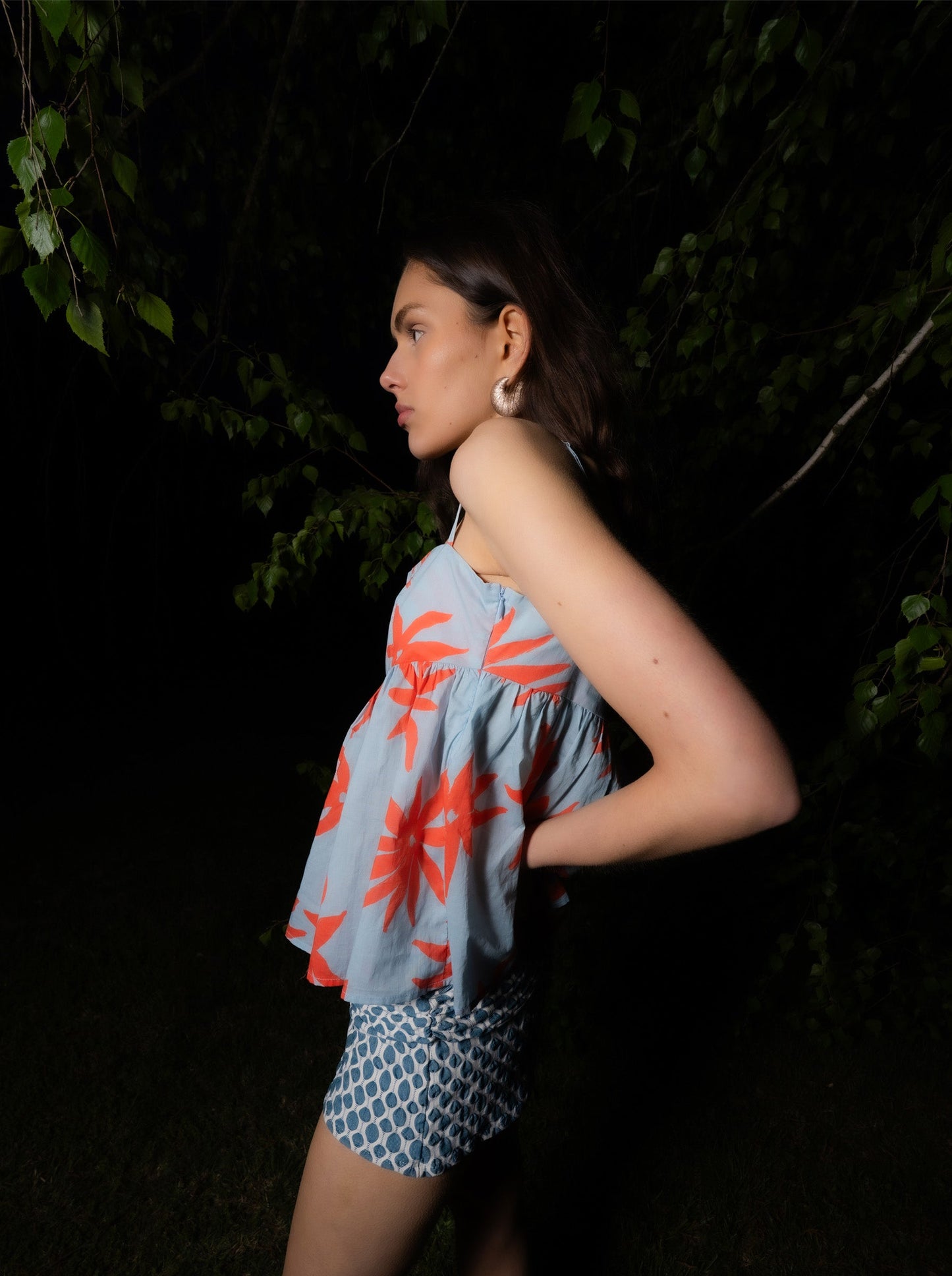 Craft Jersey Blue Ruched Shorts