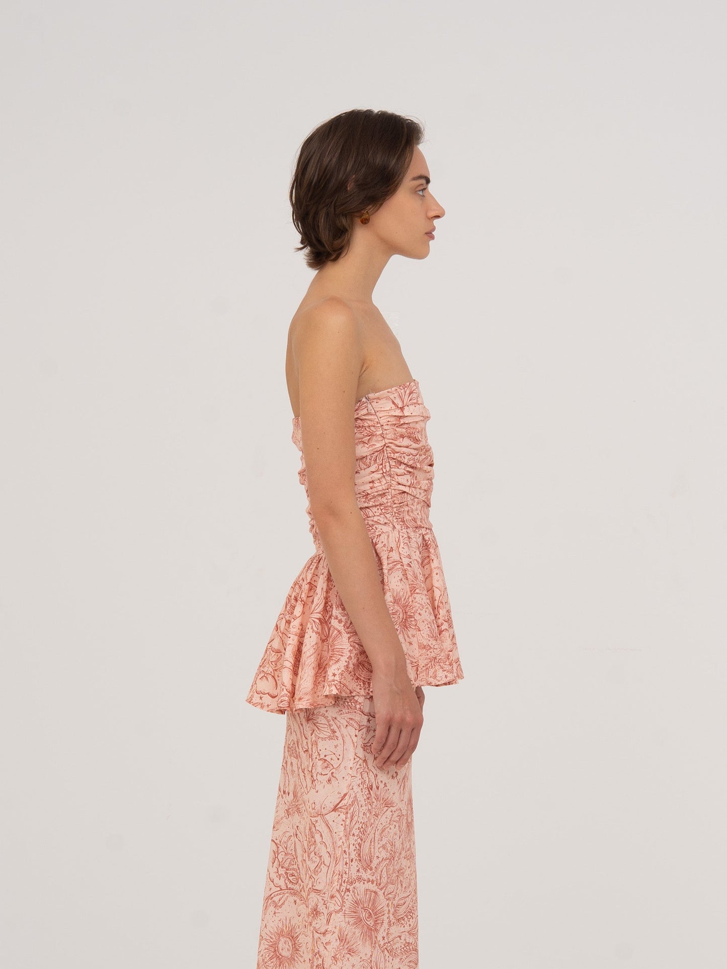 Sophia Pink Solar System-Printed Top