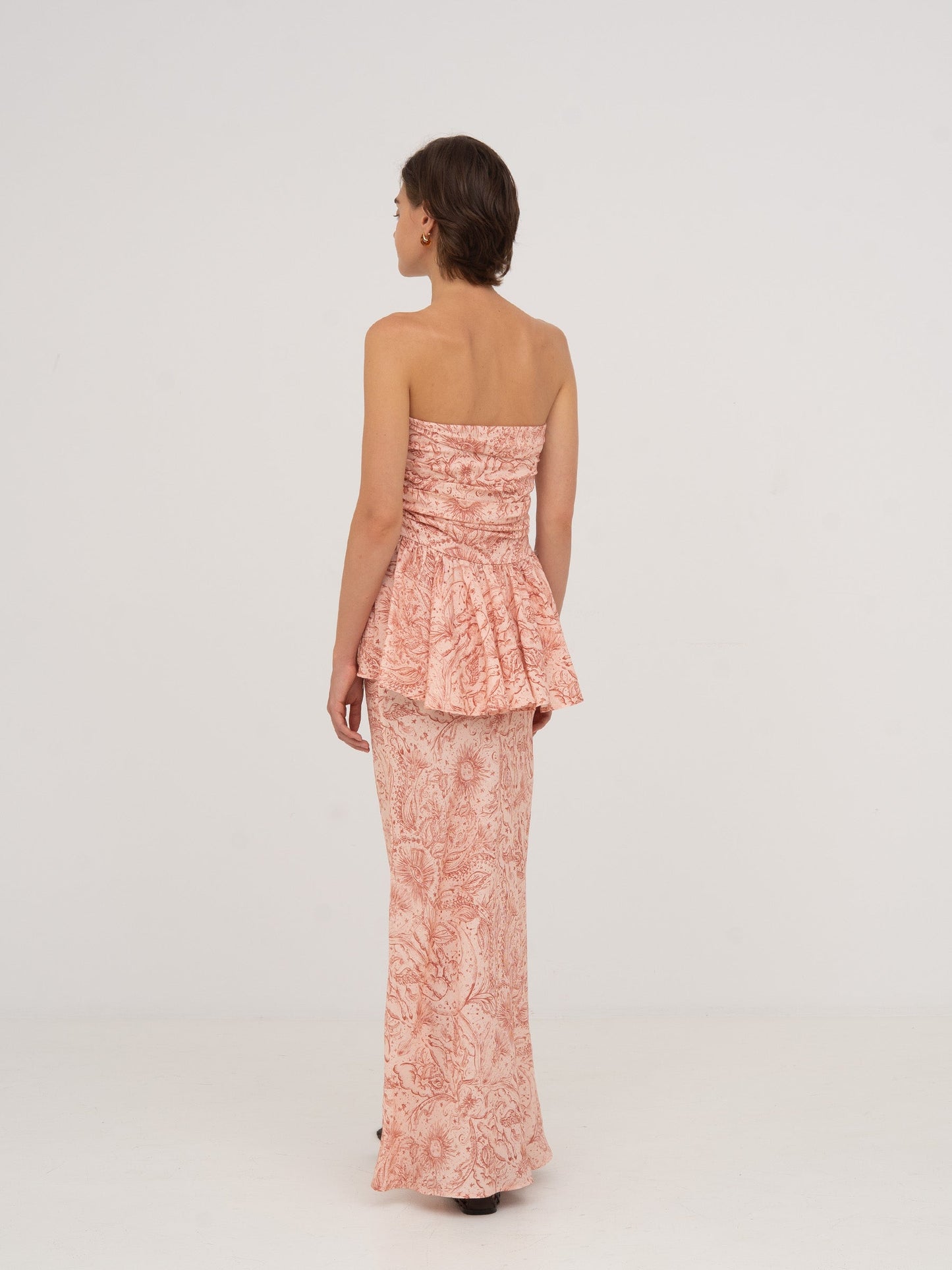 Sophia Pink Solar System-Printed Top