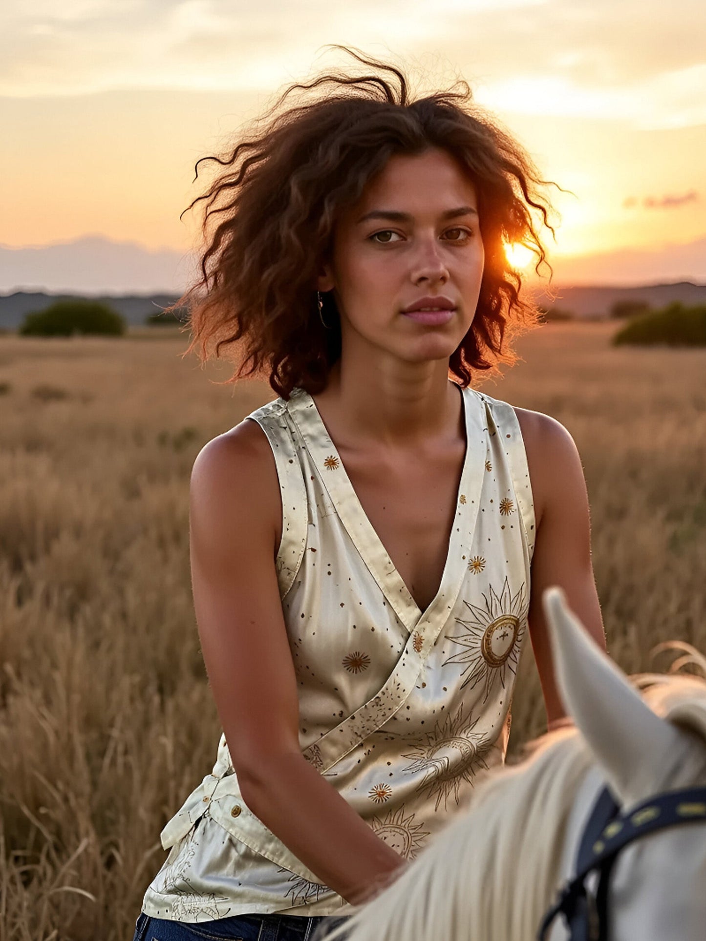 Priest Solar System-Printed Vest