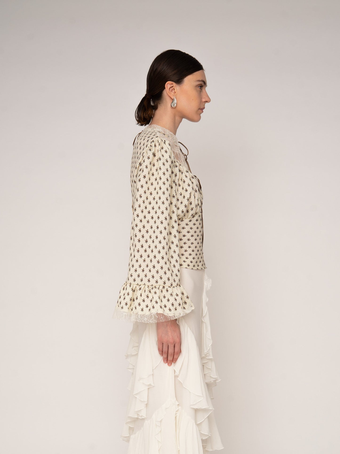 Daisy Floral Print Top