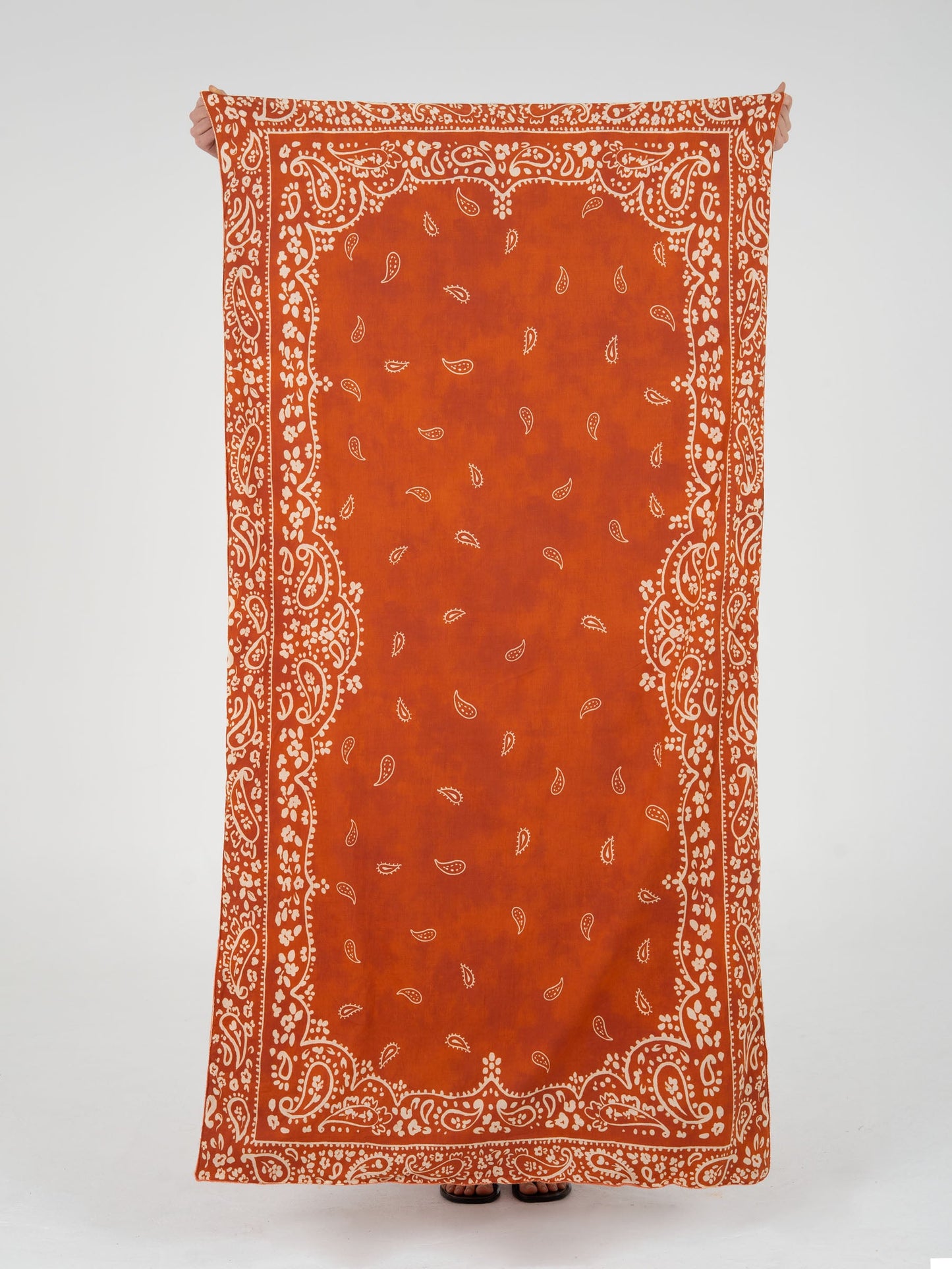 Vision Terracotta Bandana-style Print Towel