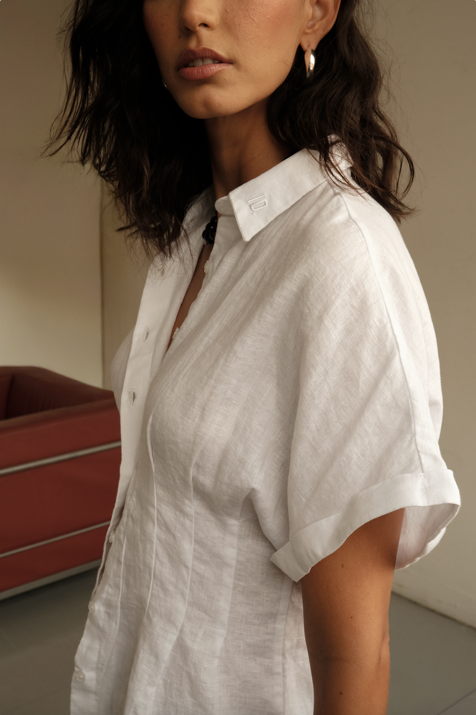 Top Akito in Linen
