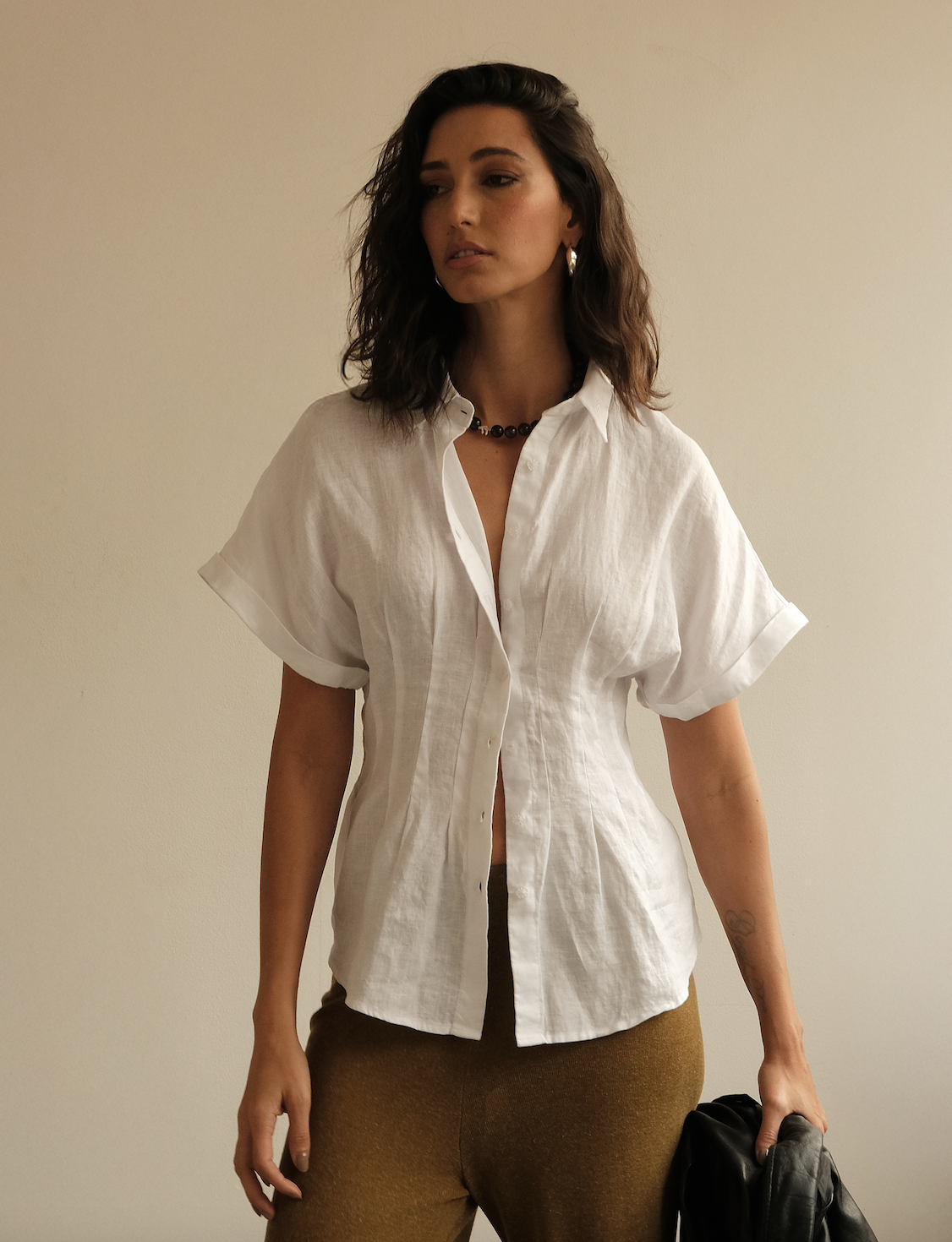 Top Akito in Linen