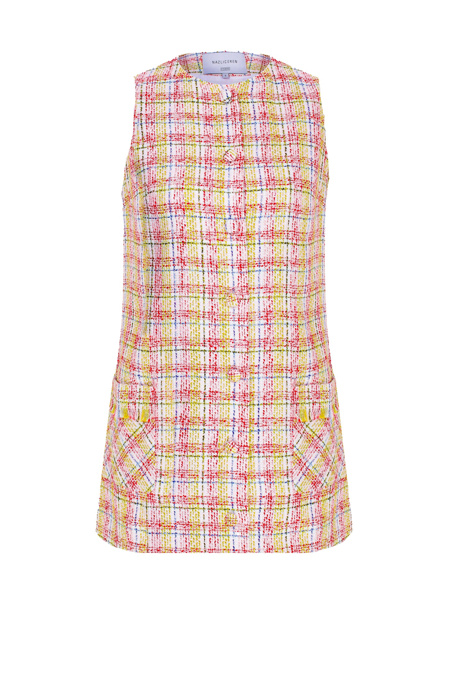 Chloe Cotton Tweed Mini Dress