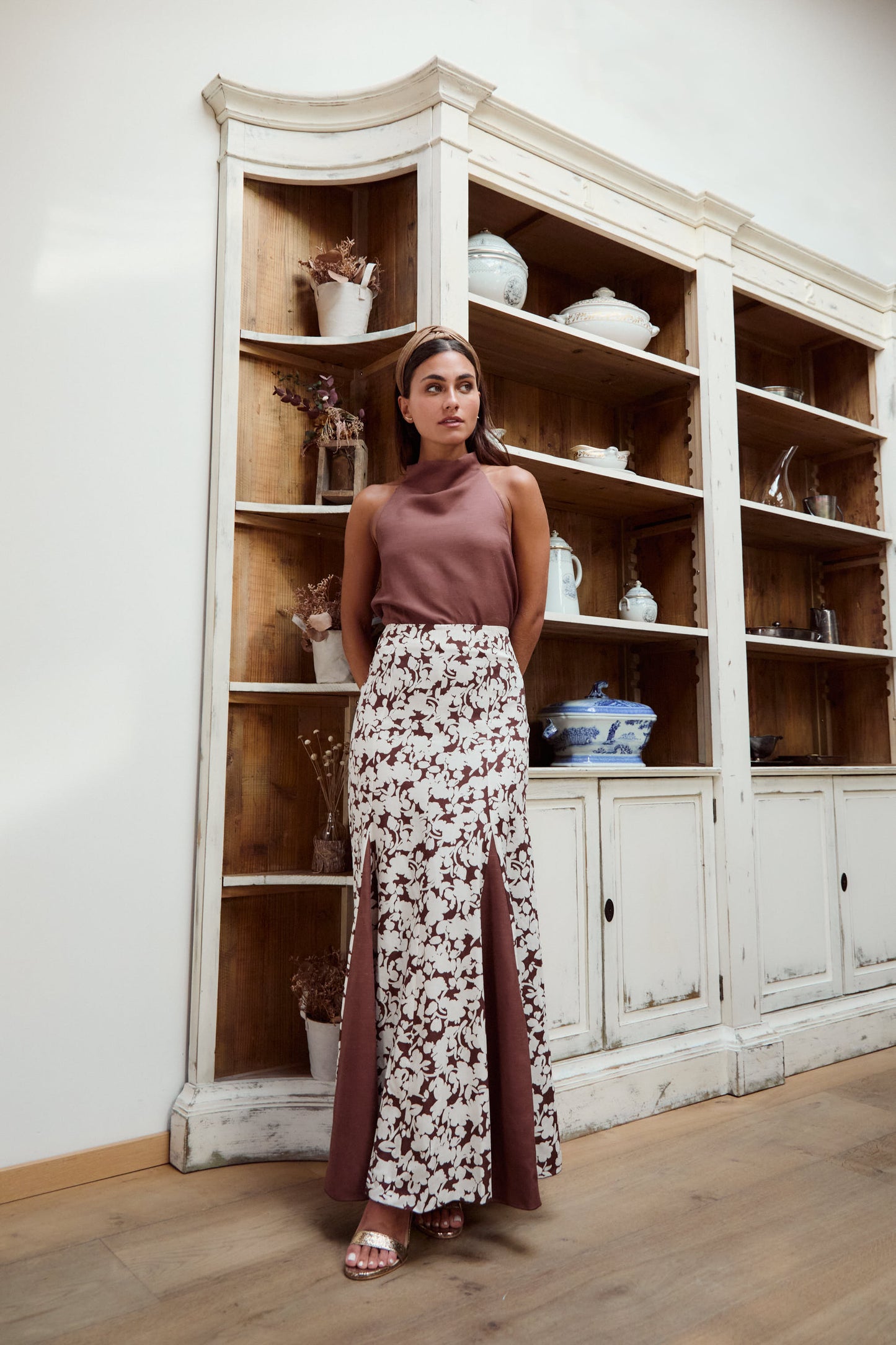 Aurora Brown Skirt