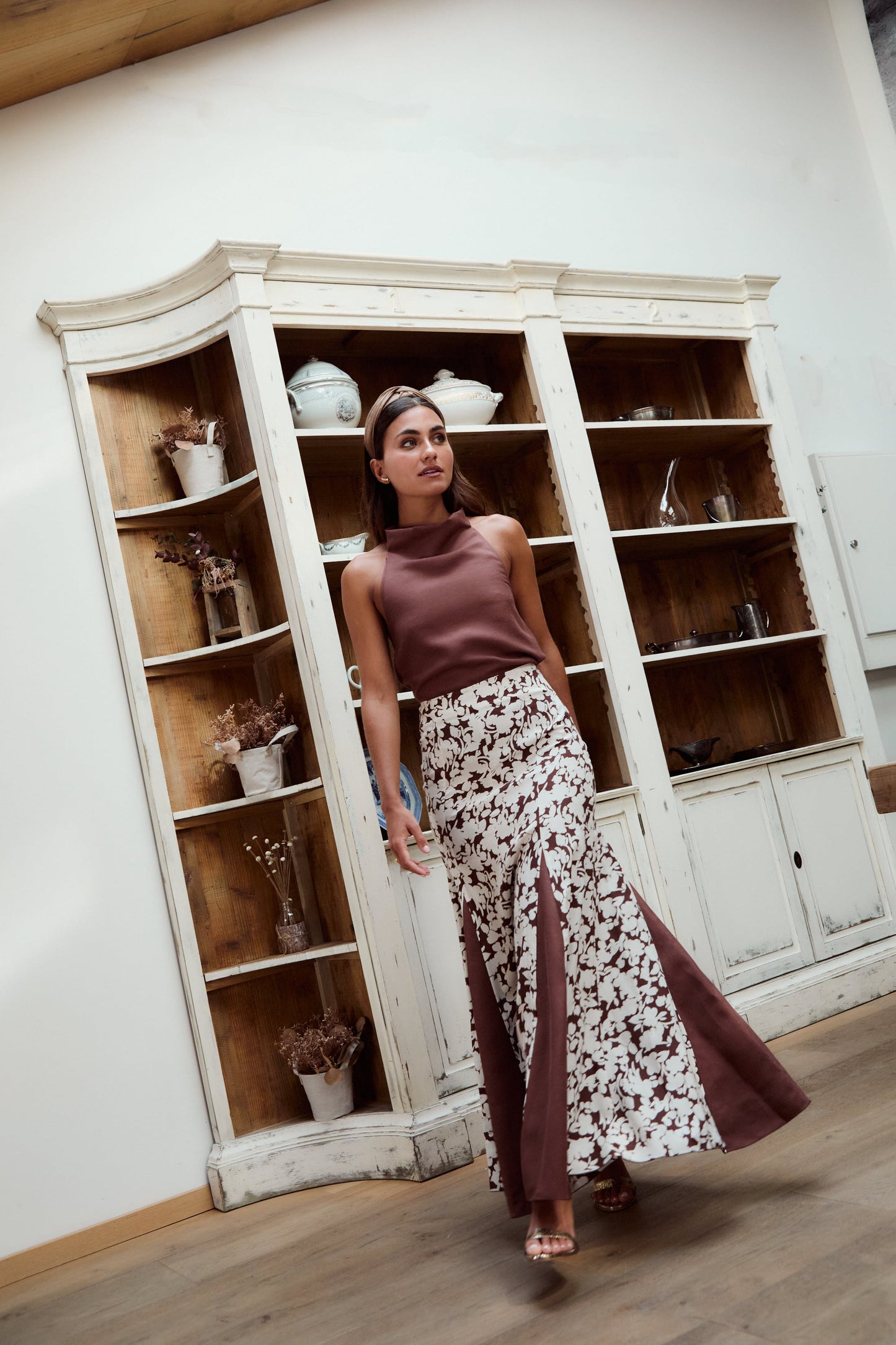 Aurora Brown Skirt