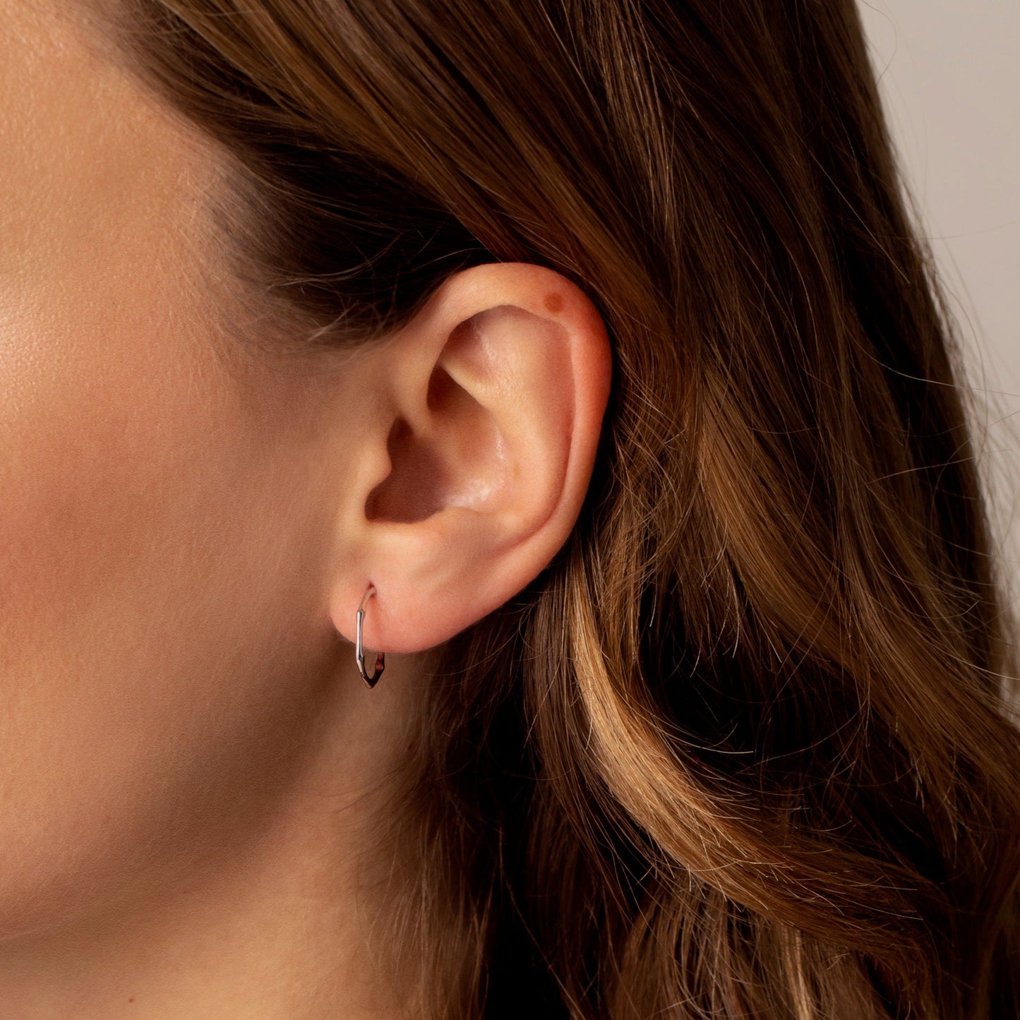 Bamboo Hoop Earrings