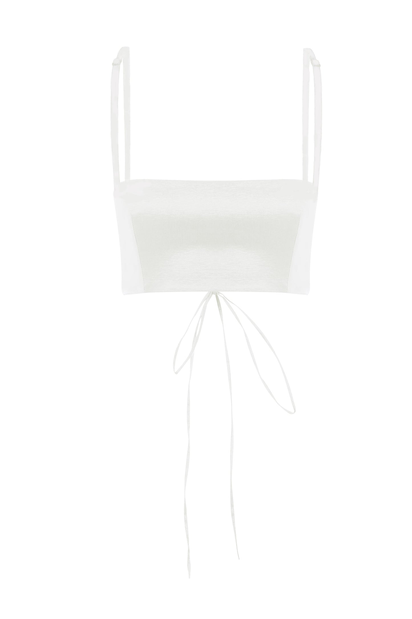 Lalia Crepe Top in Blanche