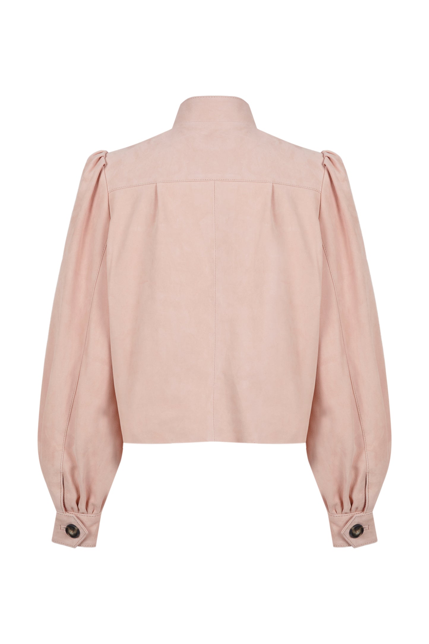 Champagne Rose Suede Jacket