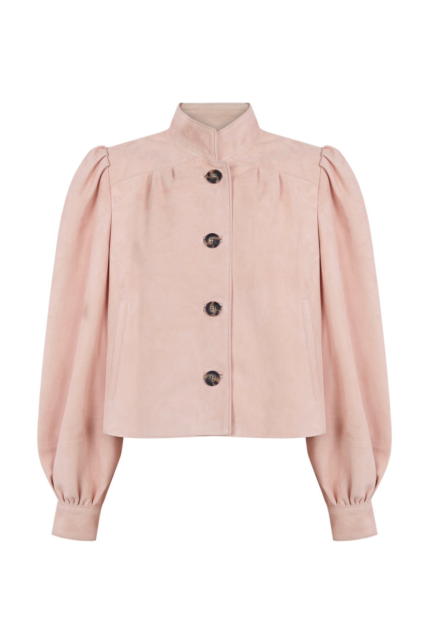 Champagne Rose Suede Jacket