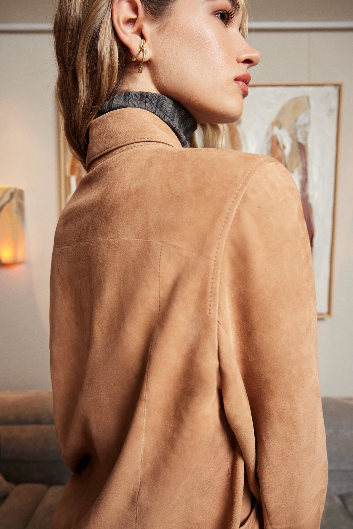Manech Limited Edition Camel Suede Jacket