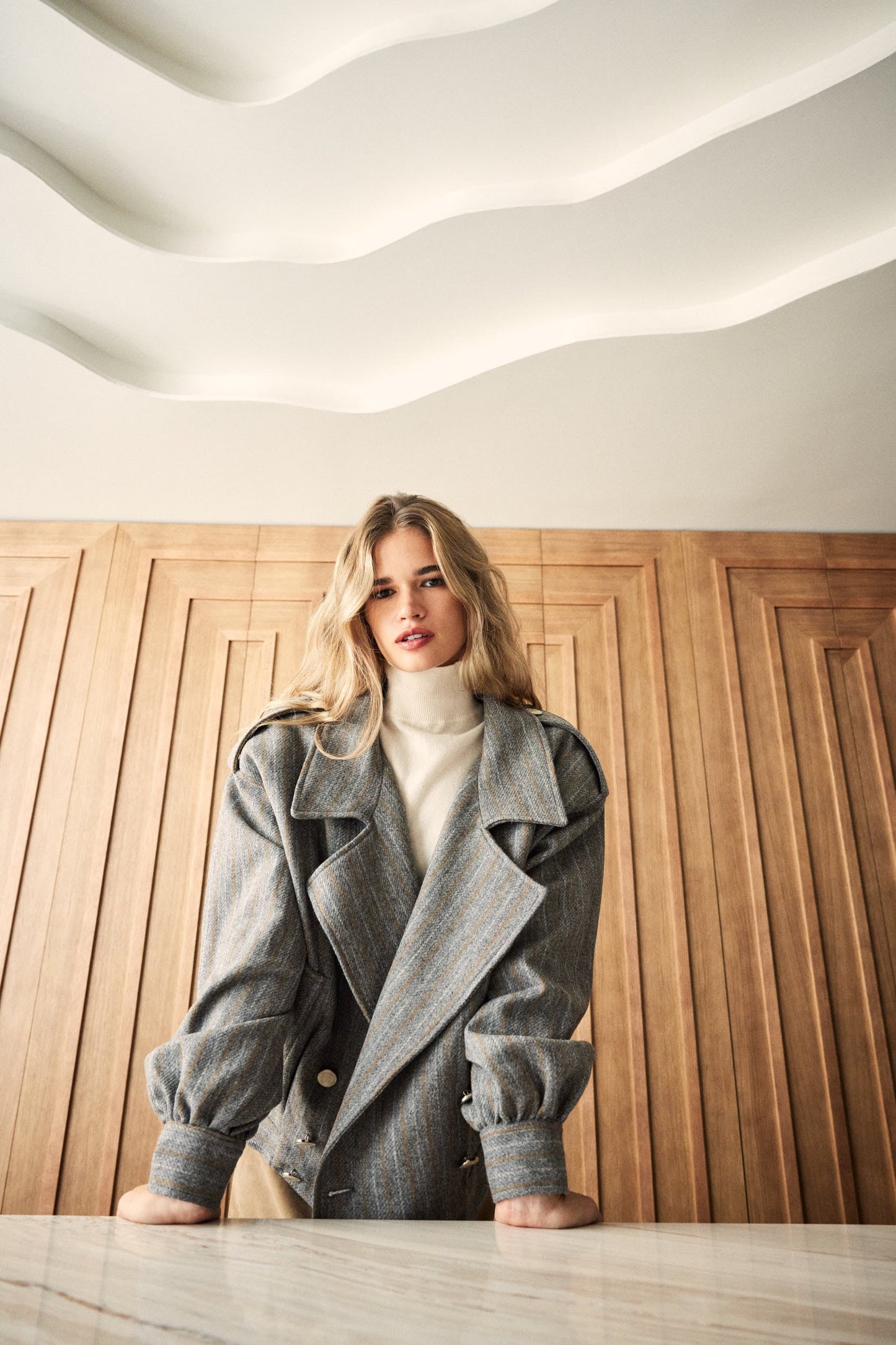 Wool Jacket Light Grey