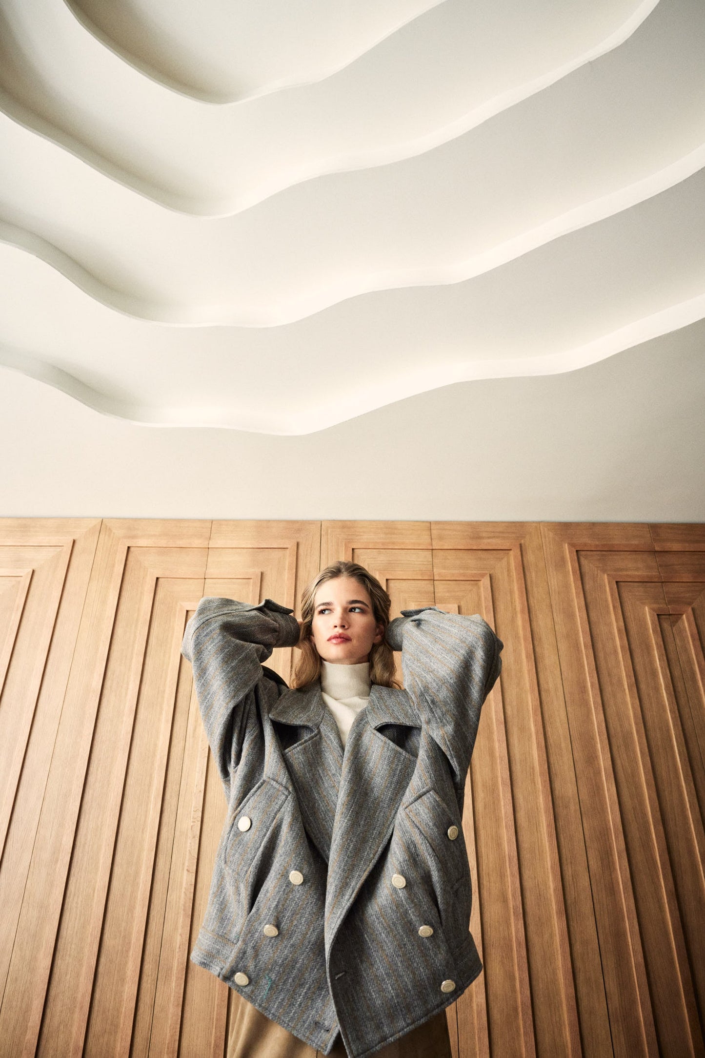 Wool Jacket Light Grey