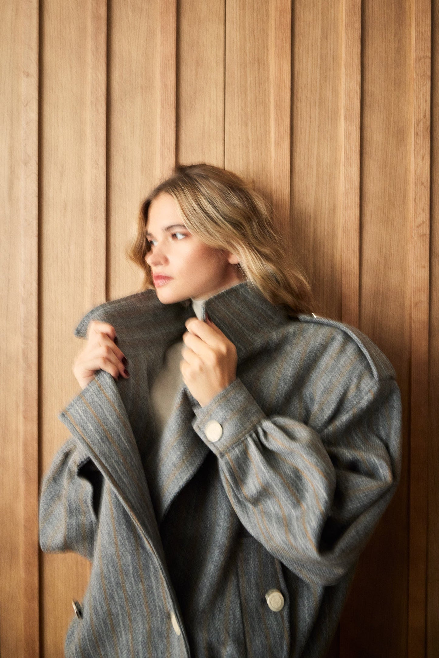 Wool Jacket Light Grey