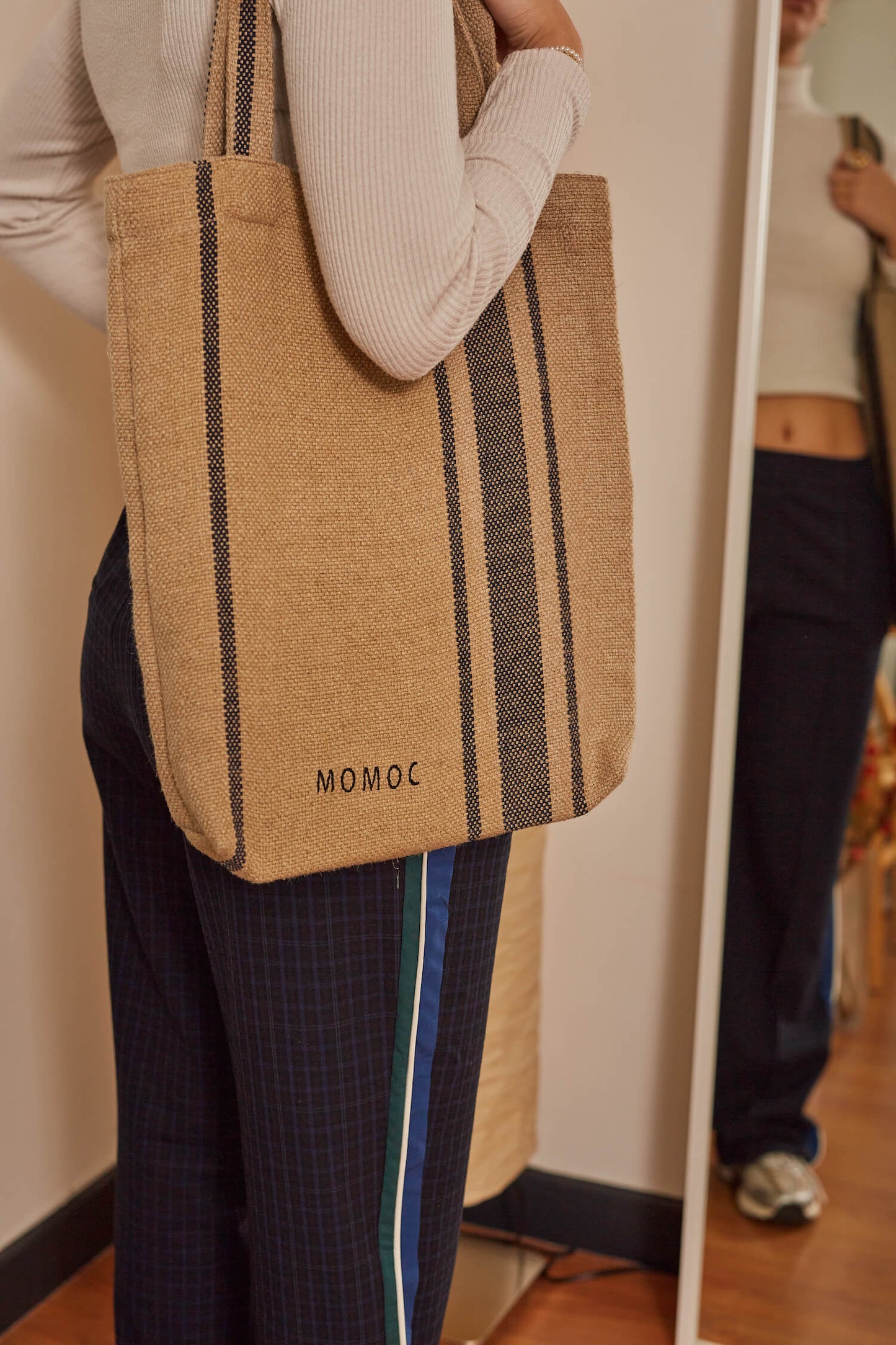 Momoc Tote Bag 100% Linen