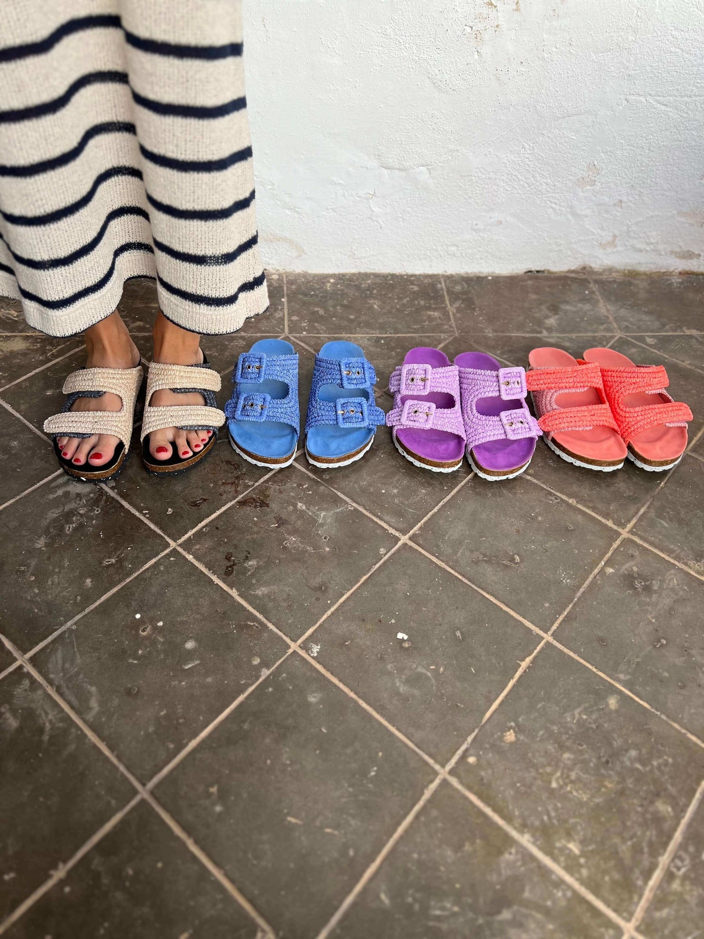 Sandalias Rafia Pollença