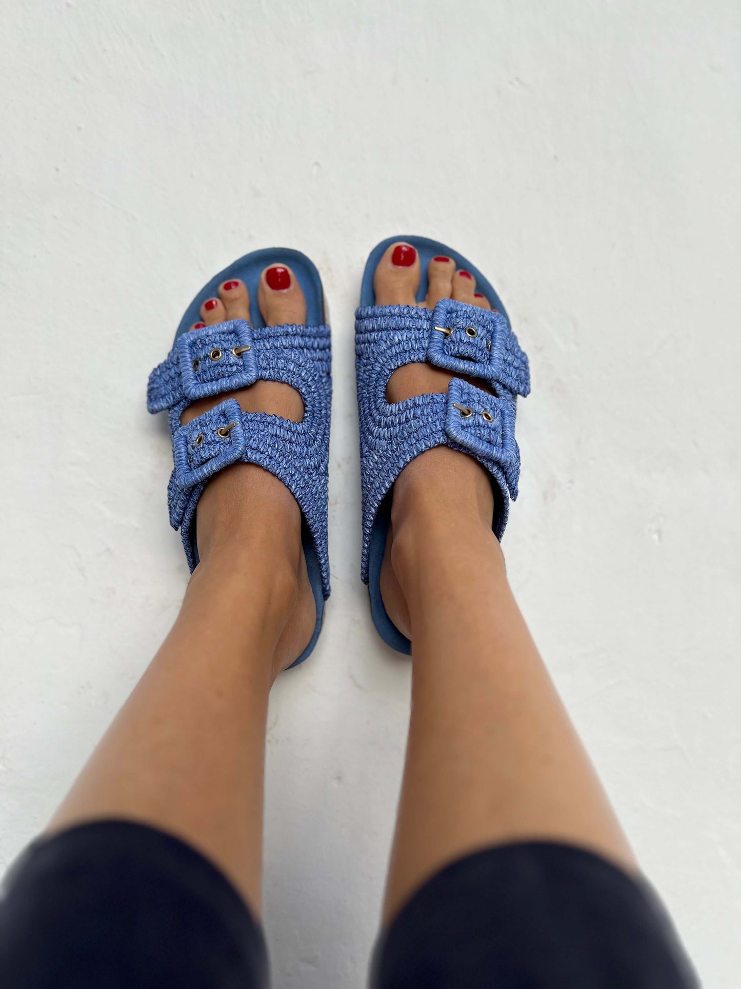 Rafia Comillas Sandals