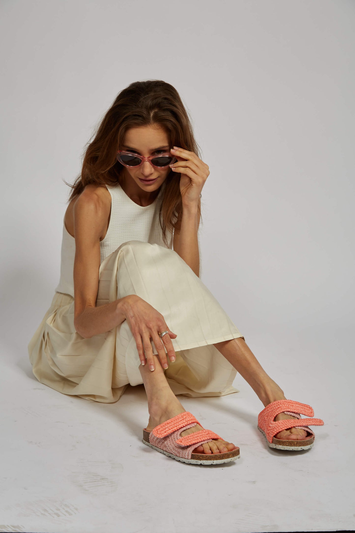 Rafia La Vera Sandals