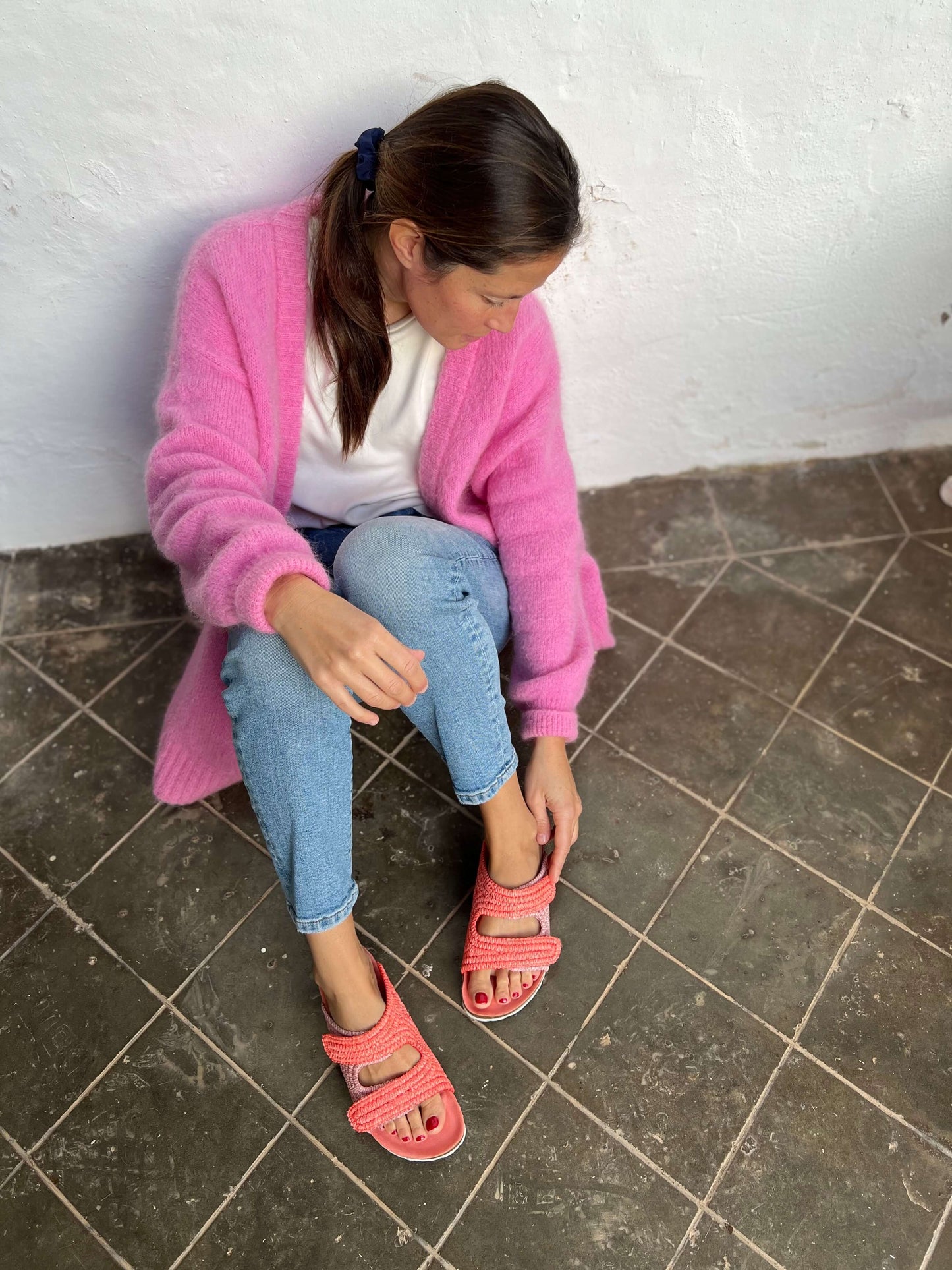 Rafia La Vera Sandals