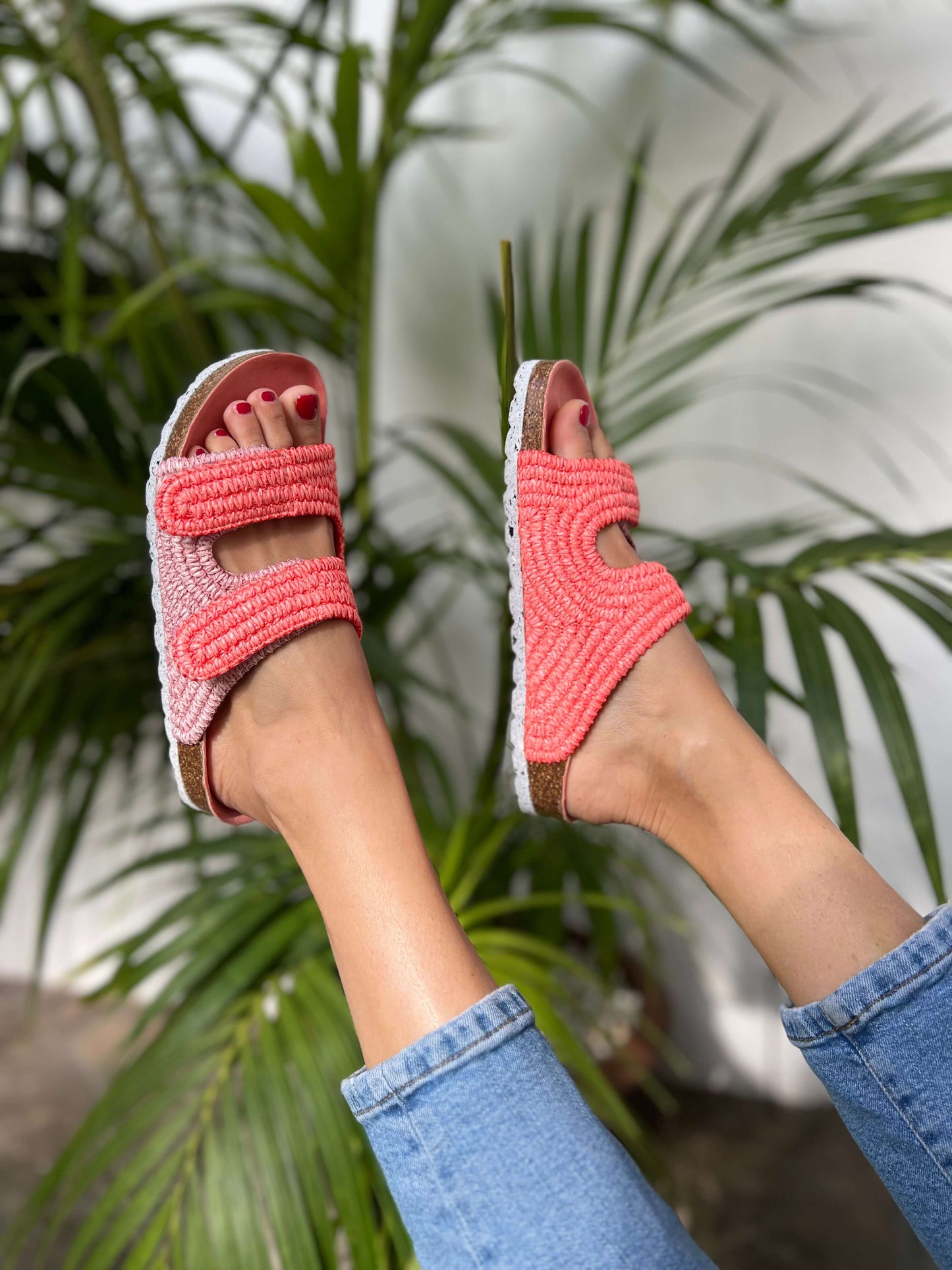 Rafia La Vera Sandals